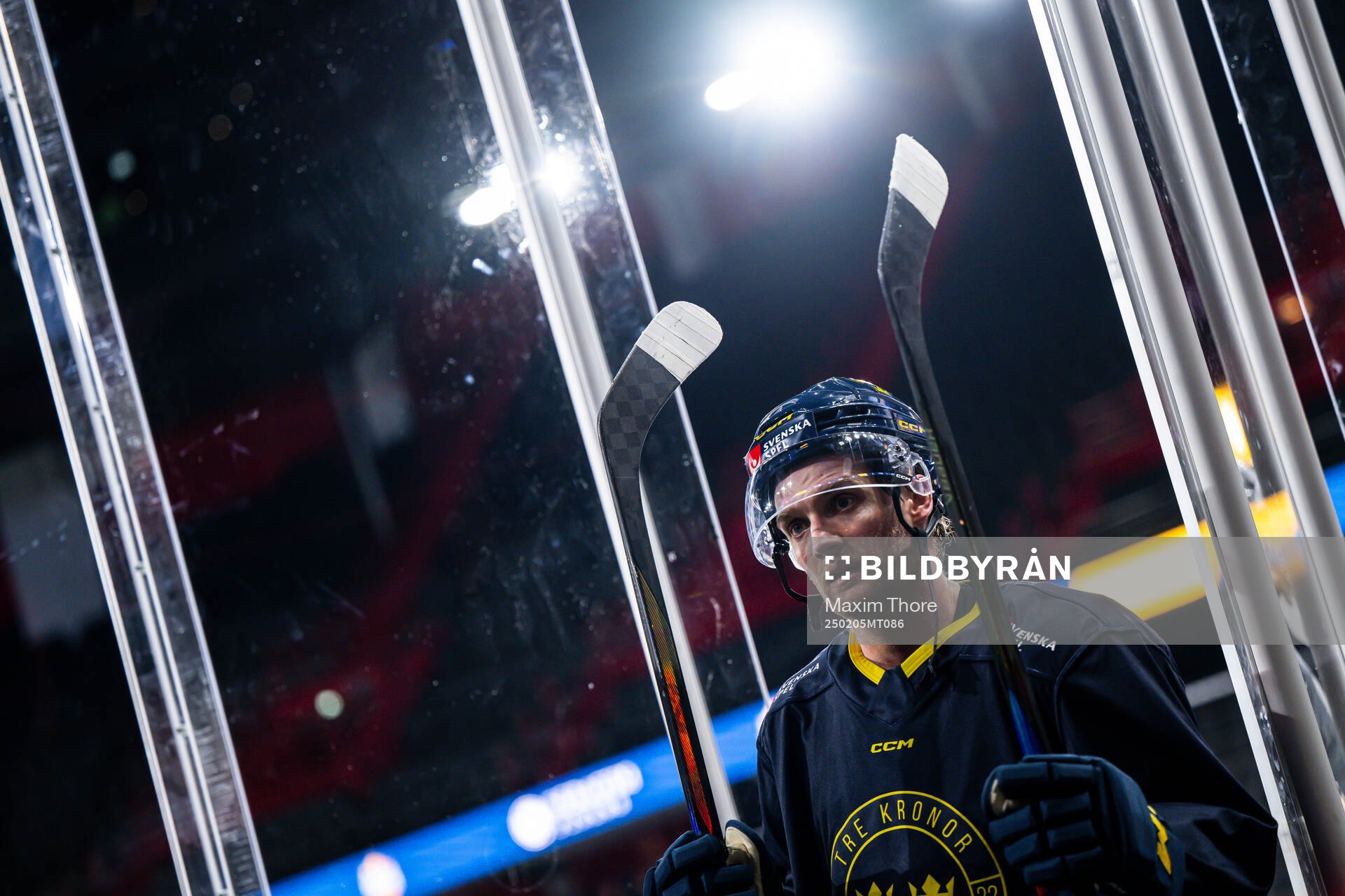 Simon Ryfors of the Swedish national ice hockey team