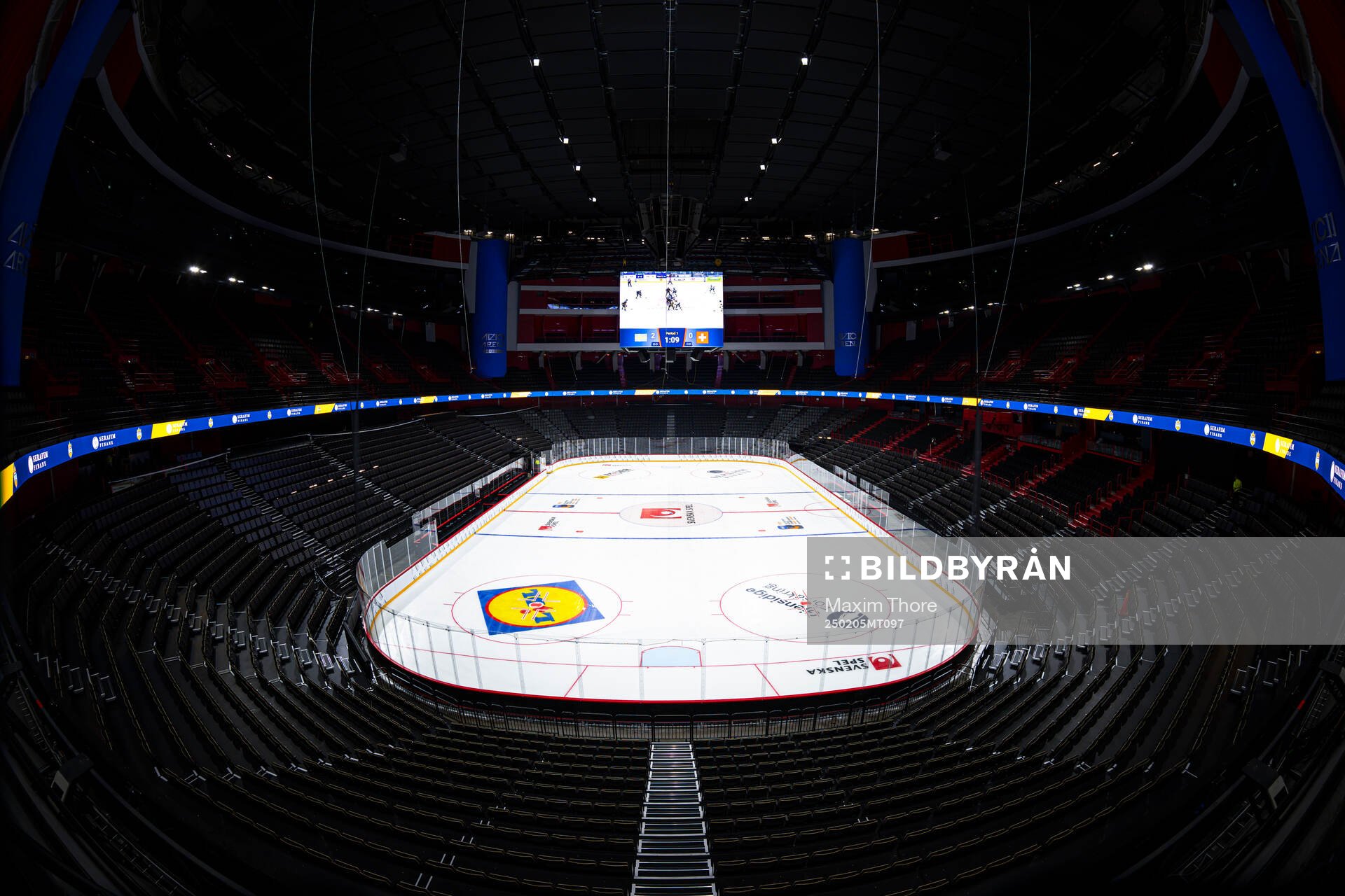 General interior view of Avicii Arena