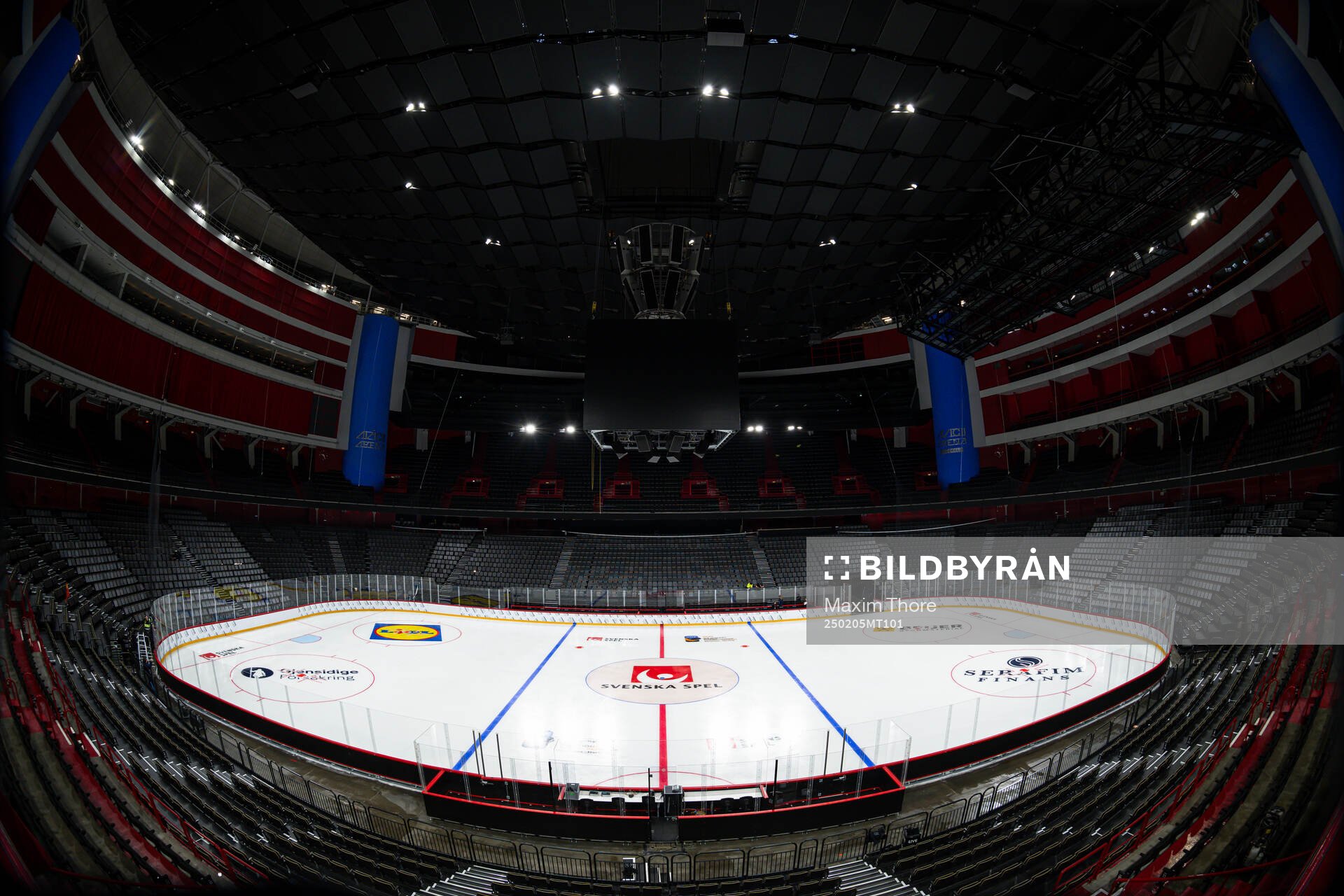 General interior view of Avicii Arena