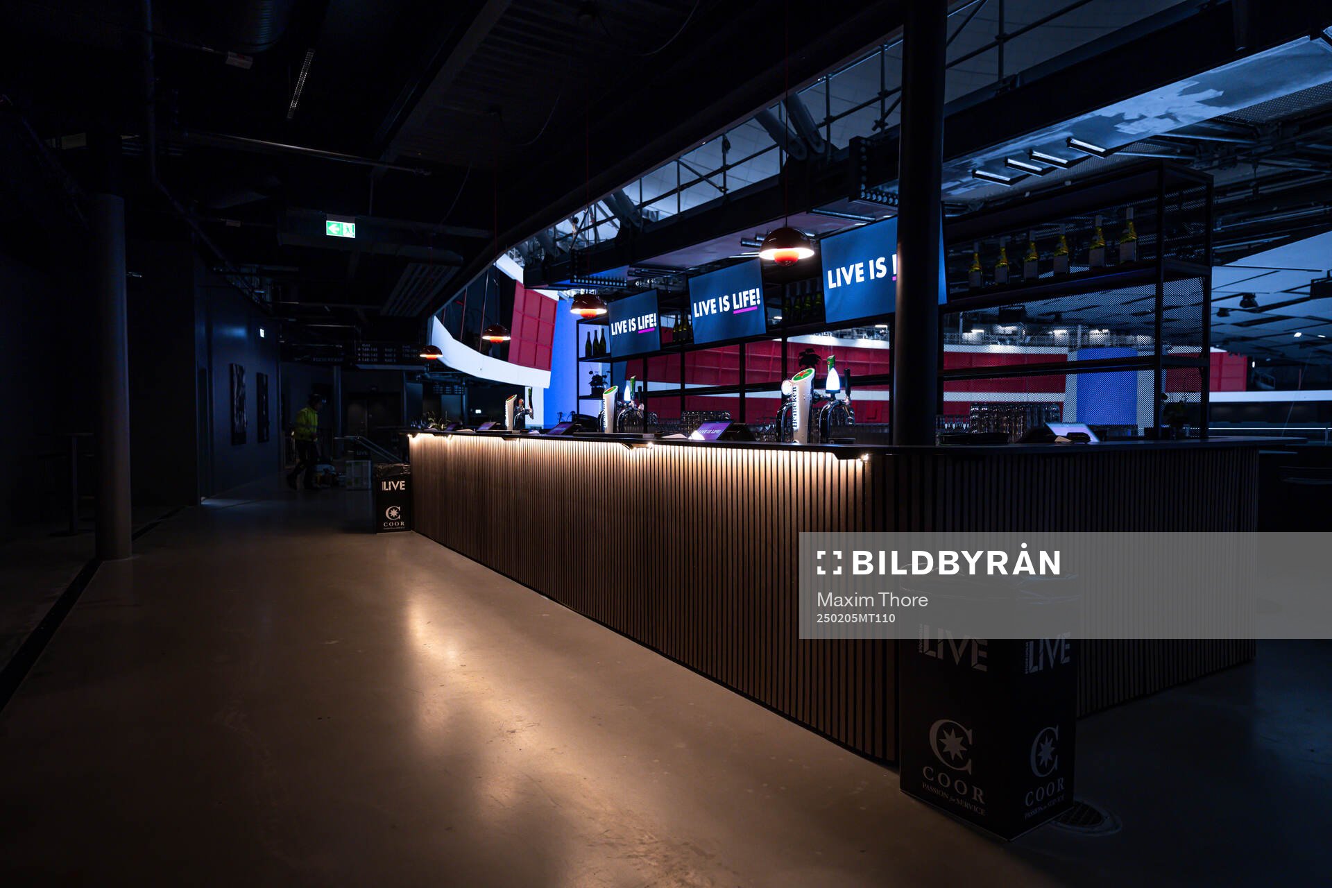 A bar at Avicii Arena