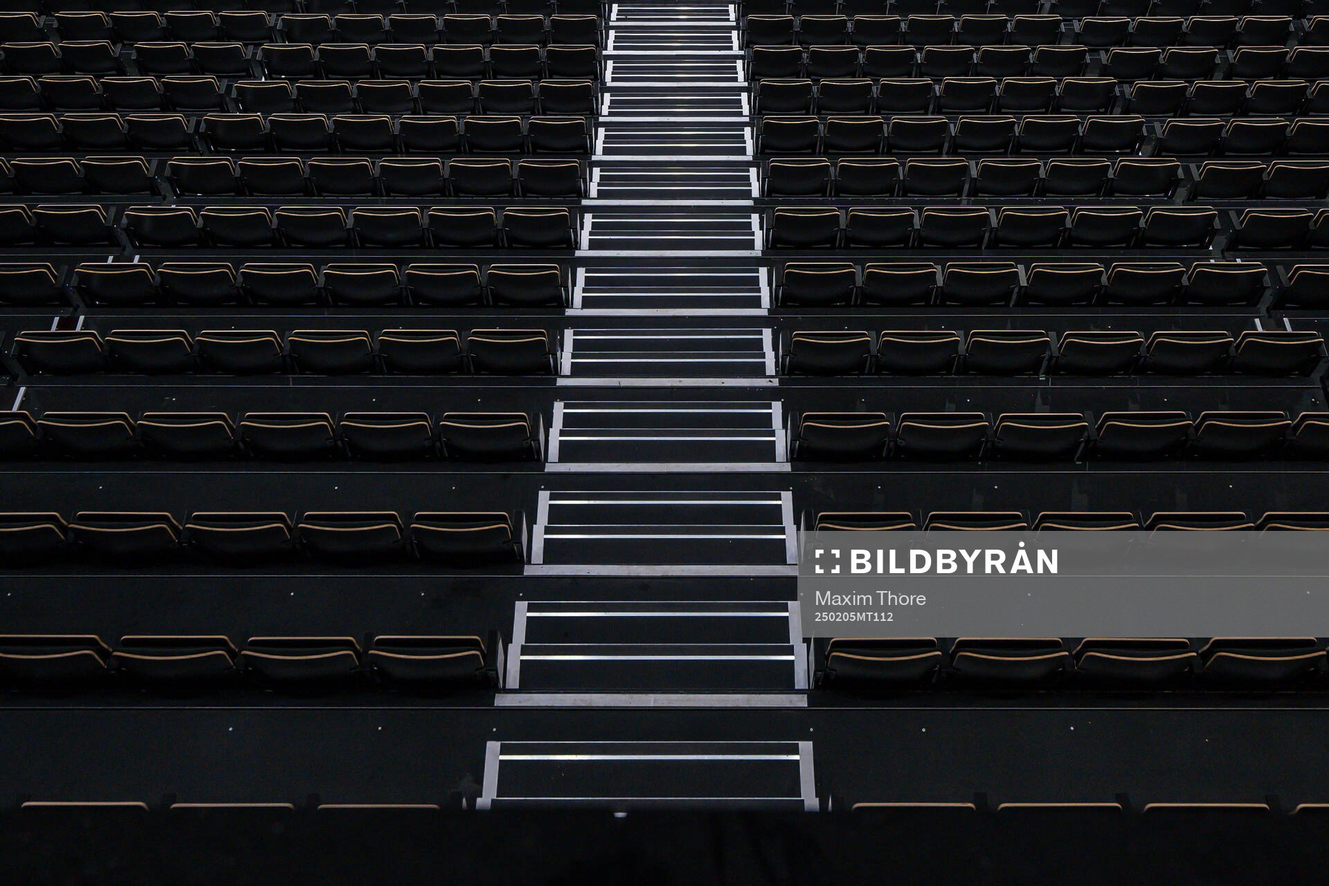 Seat rows at Avicii Arena