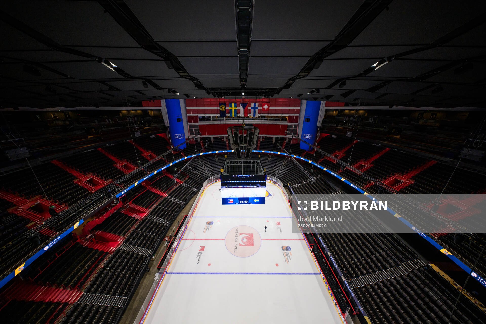 Interior view of Avicii Arena