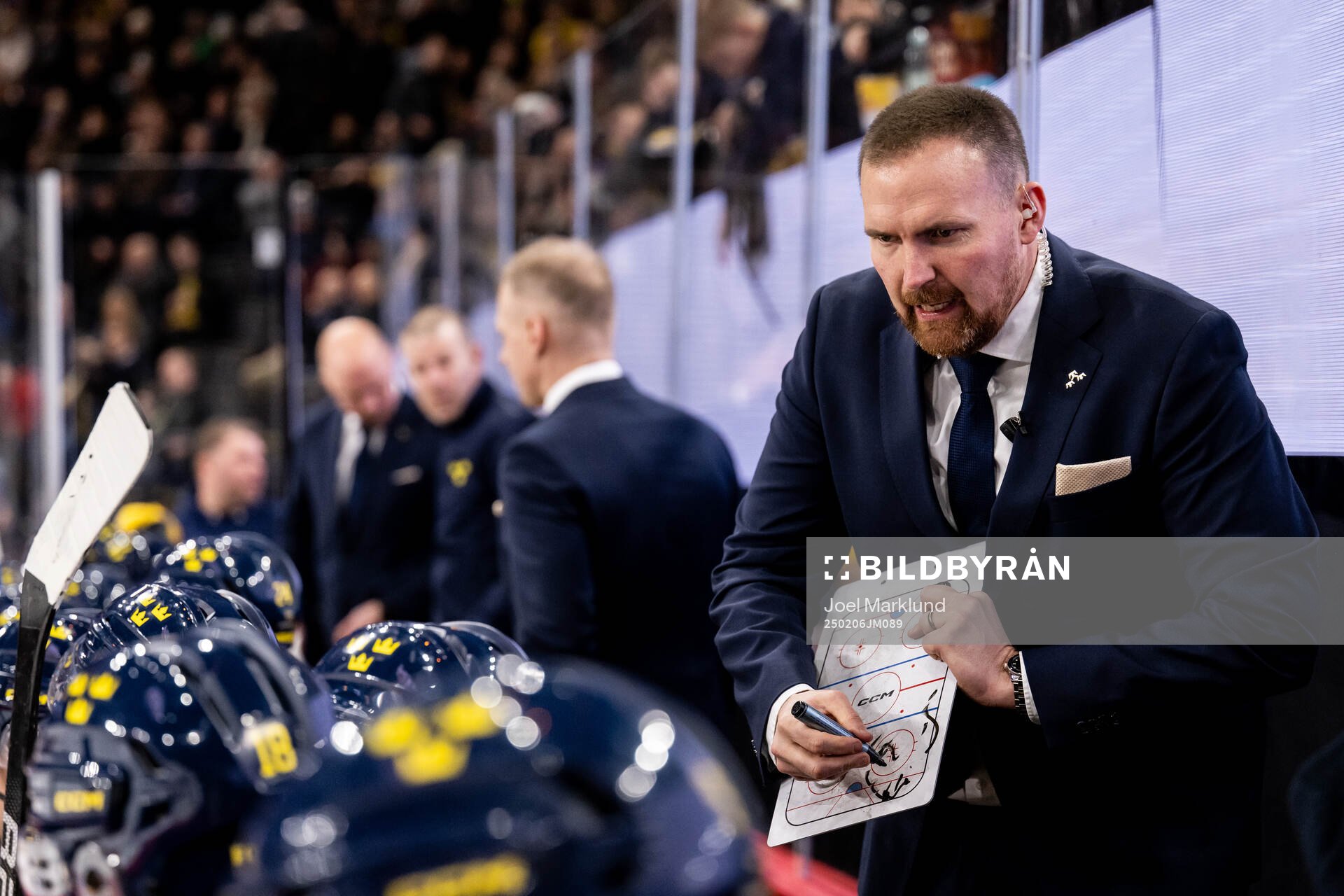Assistant coach Gereon Dahlgren of Sweden