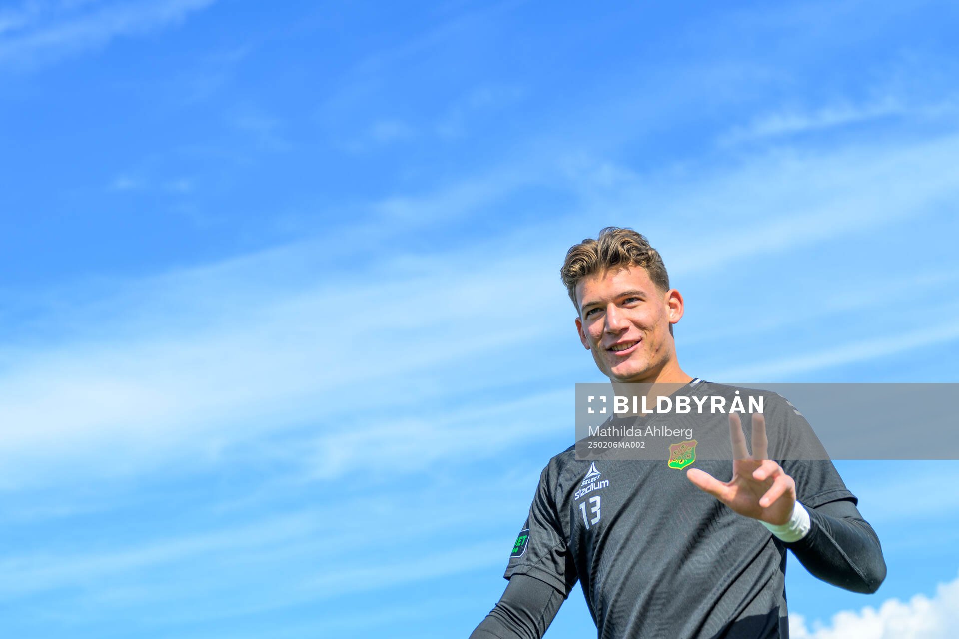 Goalkeeper Kees Sims of GAIS