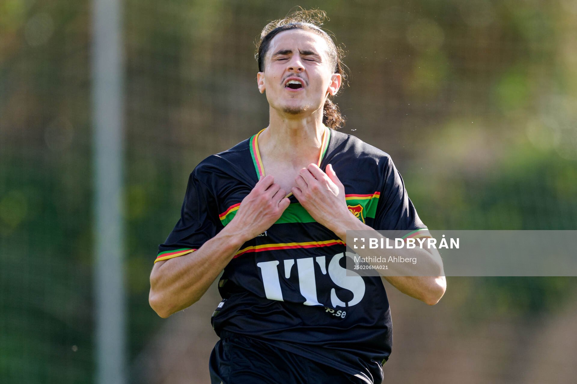 Amin Boudri of GAIS looks dejected