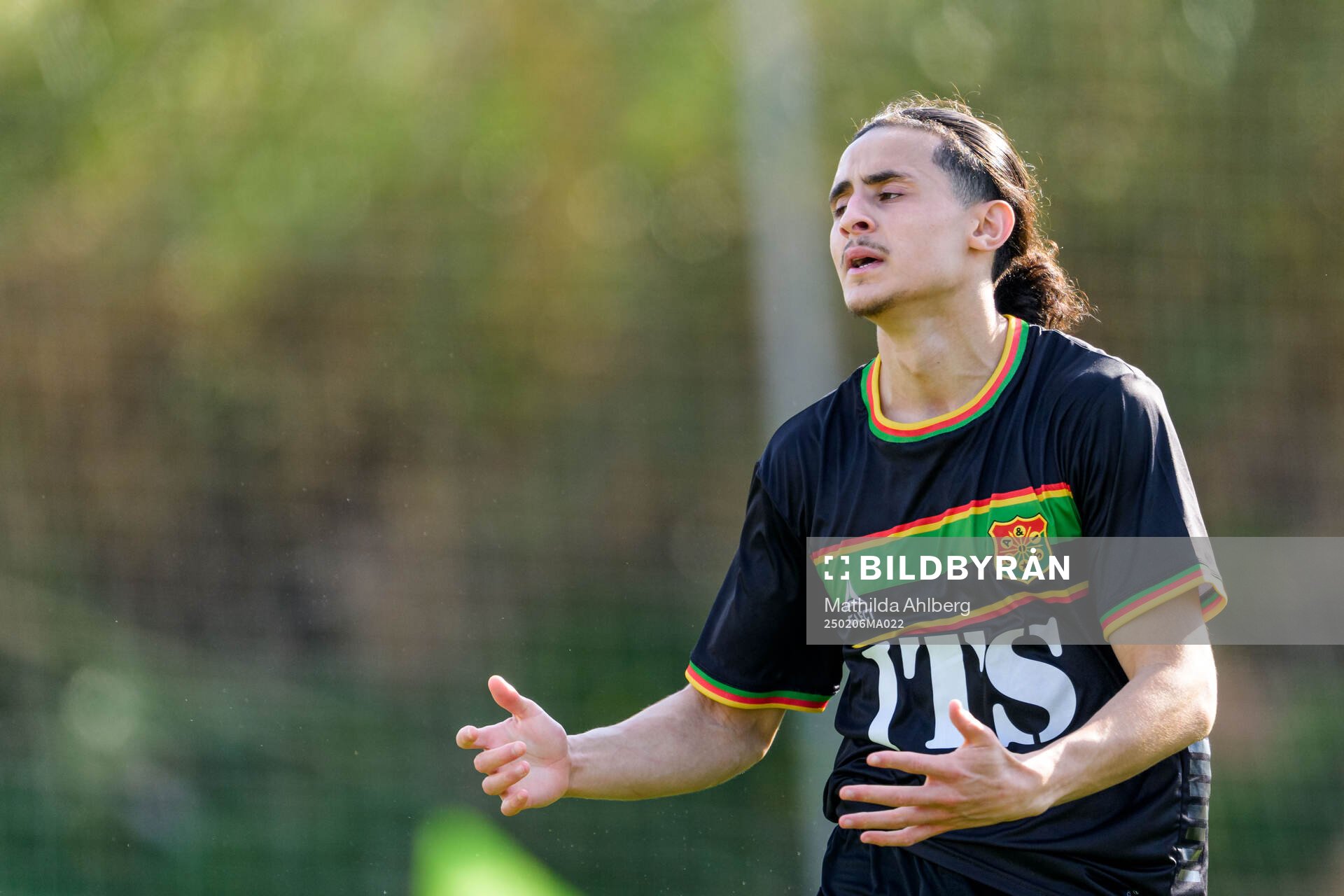 Amin Boudri of GAIS looks dejected