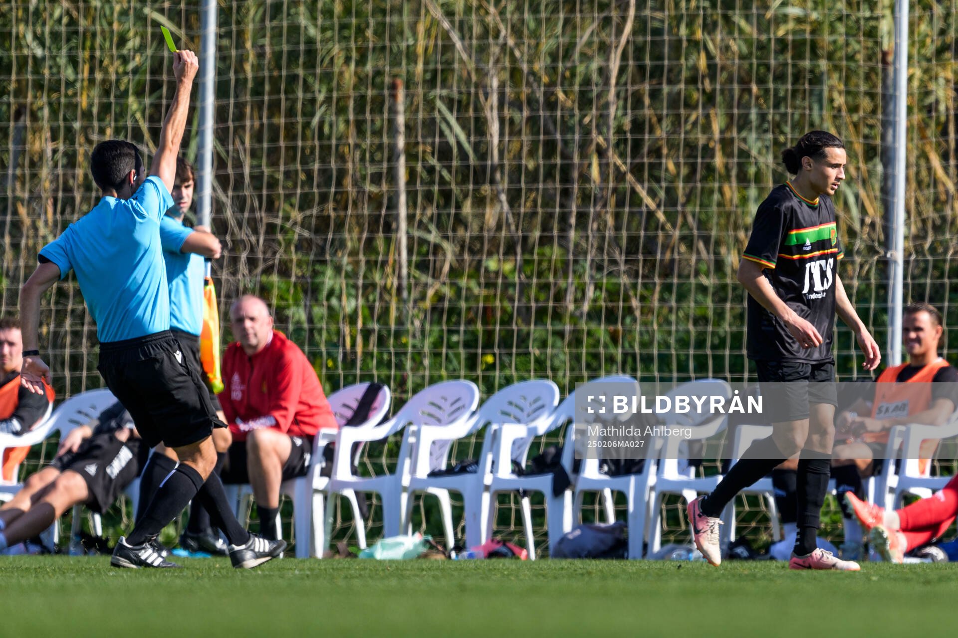 Amin Boudri of GAIS looks dejected