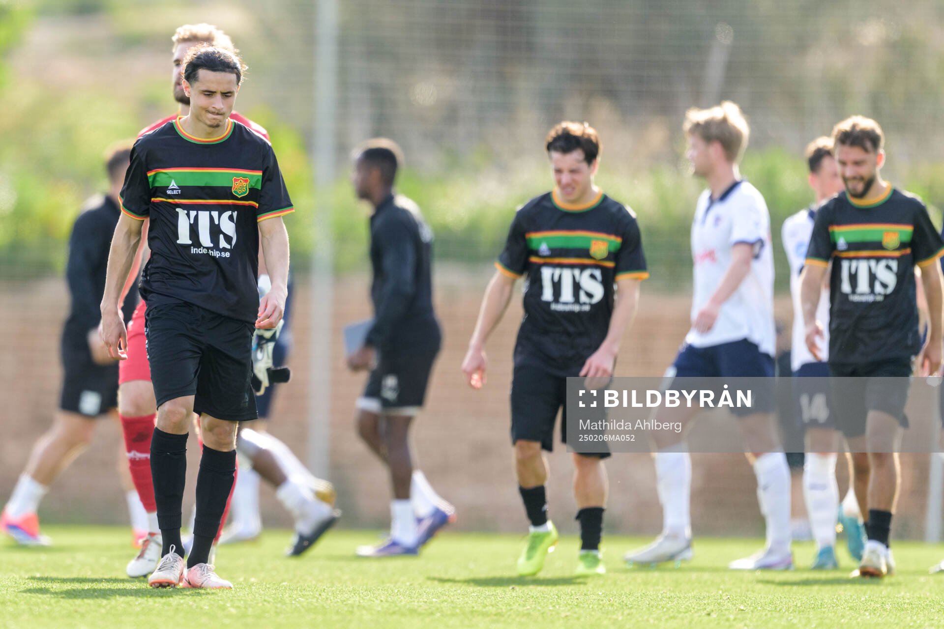 Amin Boudri of GAIS looks dejected