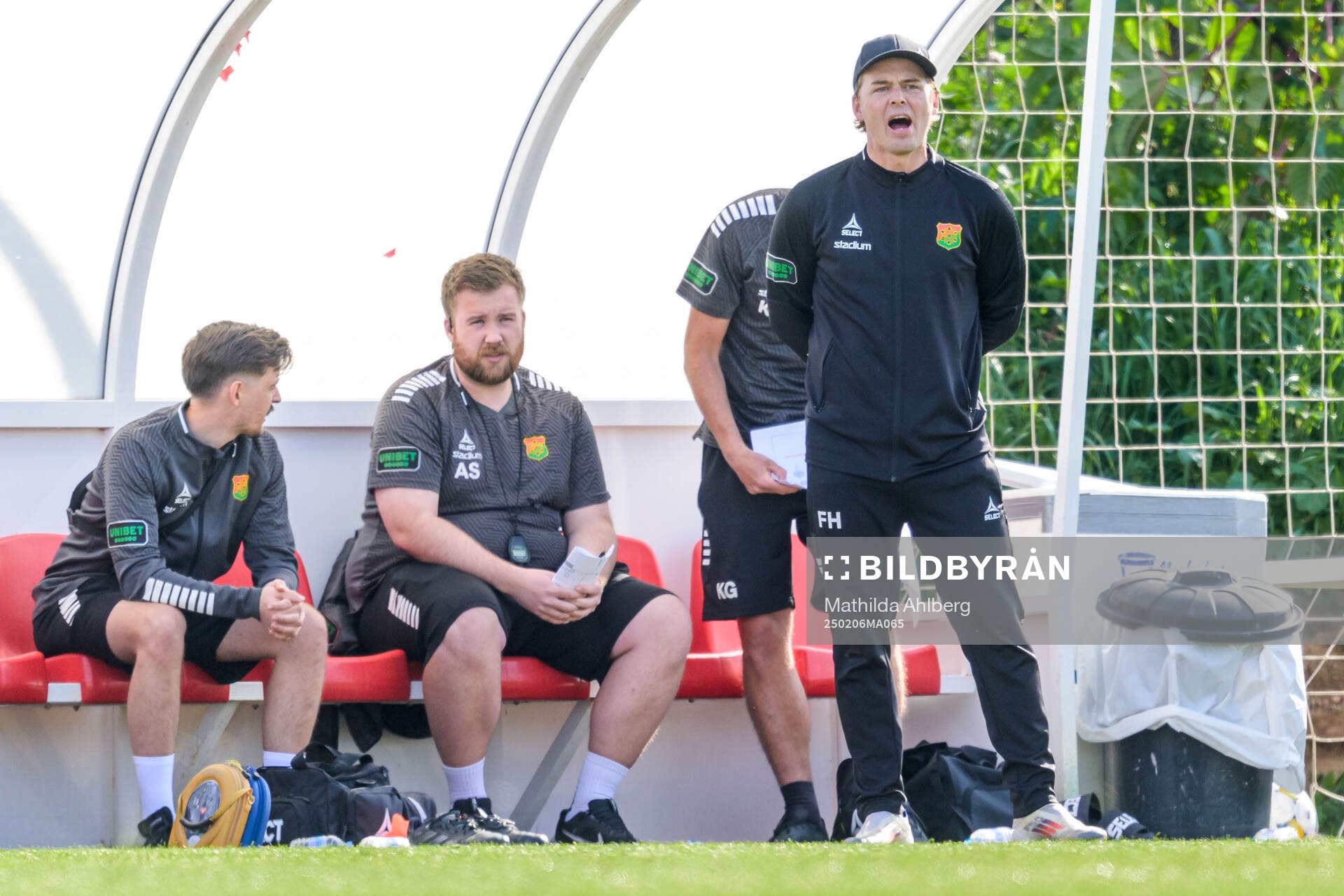 Head coach Fredrik Holmberg of GAIS
