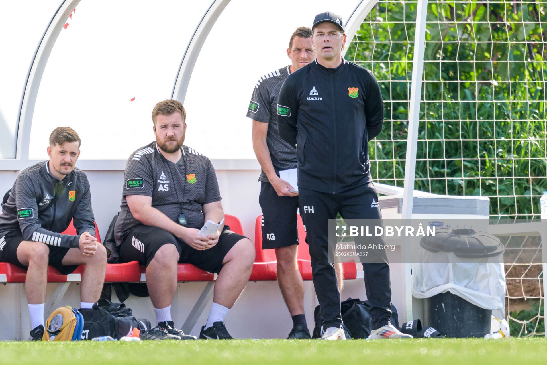 Head coach Fredrik Holmberg of GAIS