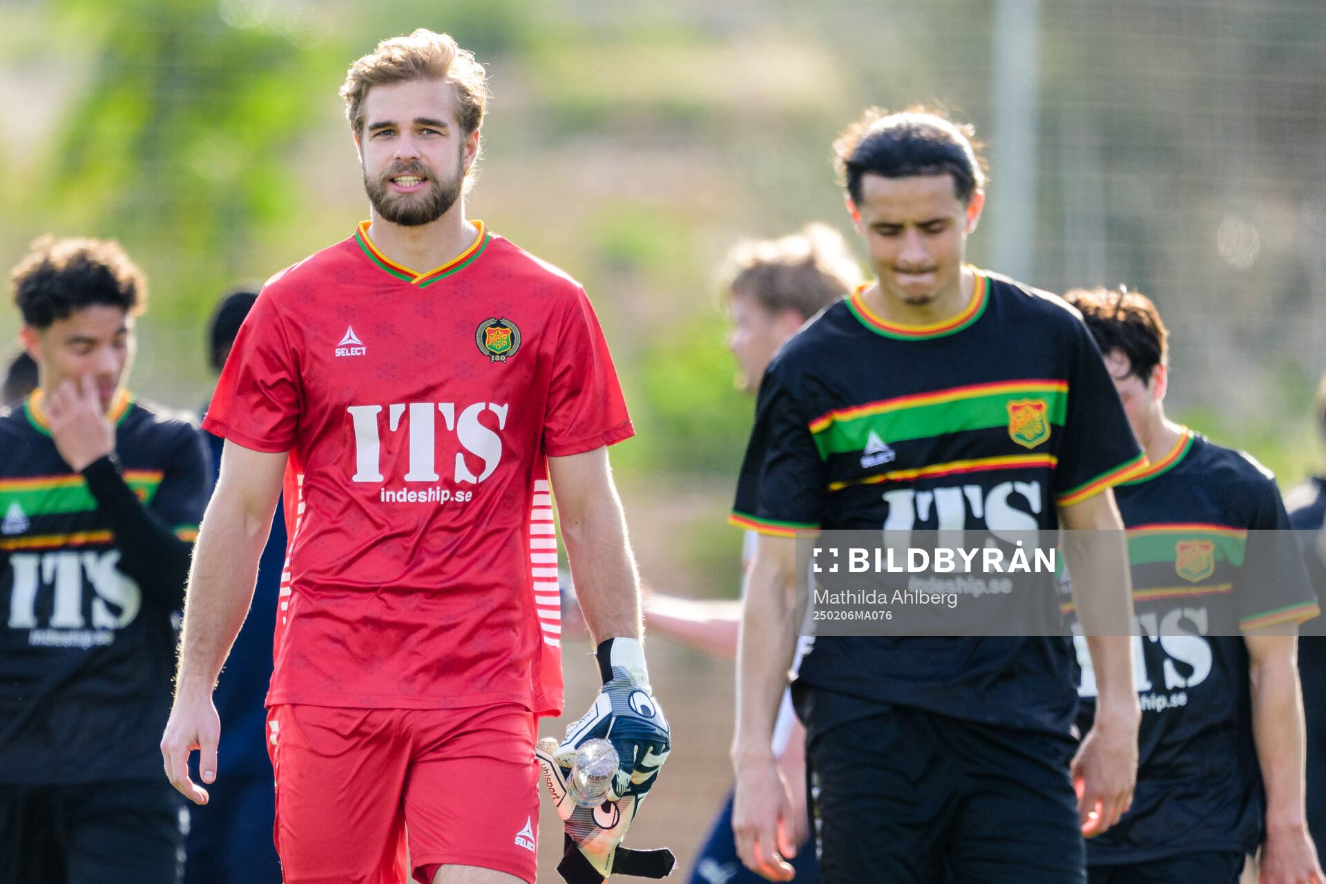 Goalkeeper Victor Astor of GAIS looks dejected
