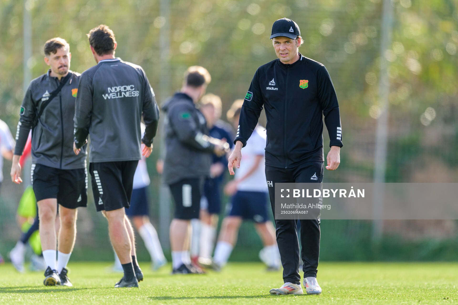 Head coach Fredrik Holmberg of GAIS
