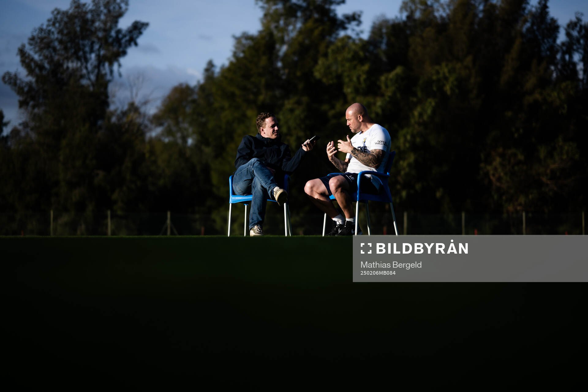 Göteborgs Postens Fredrik Janlinid intervjuar IFK