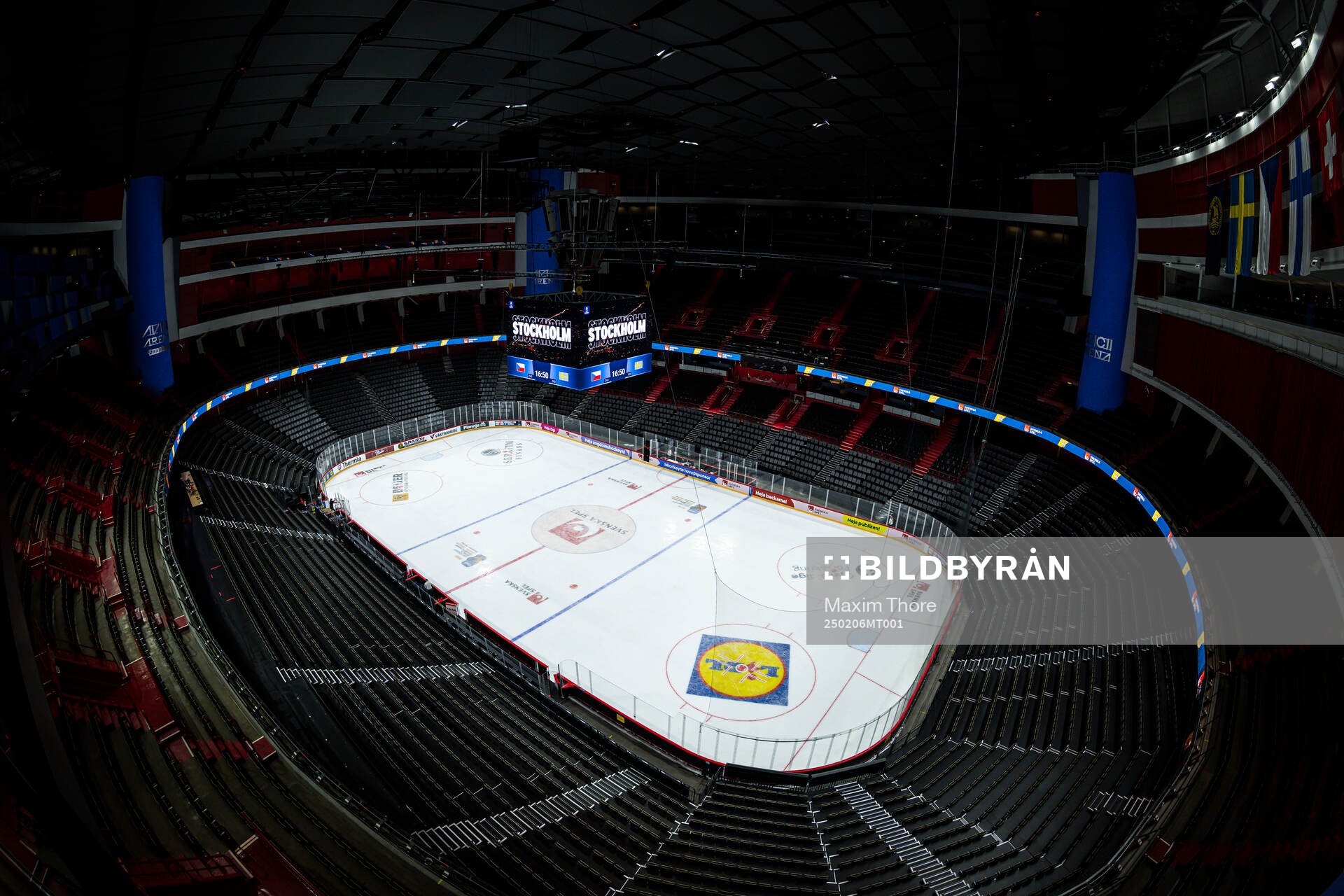 General interior view of Avicii Arena