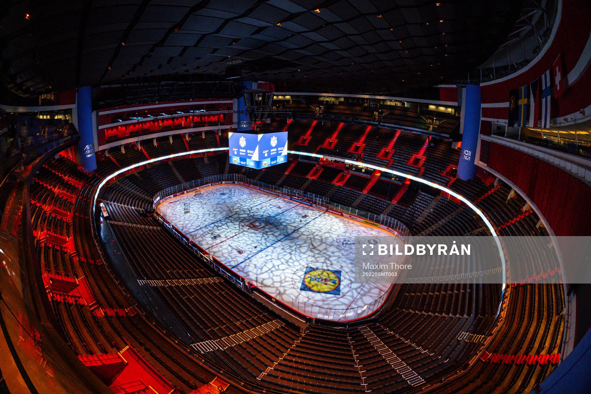 General interior view of Avicii Arena