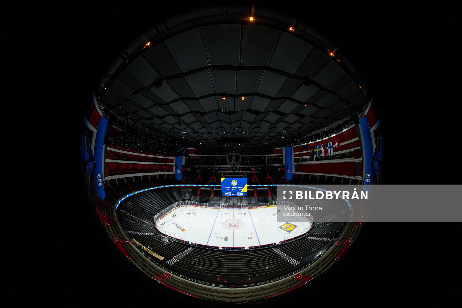 General interior view of Avicii Arena