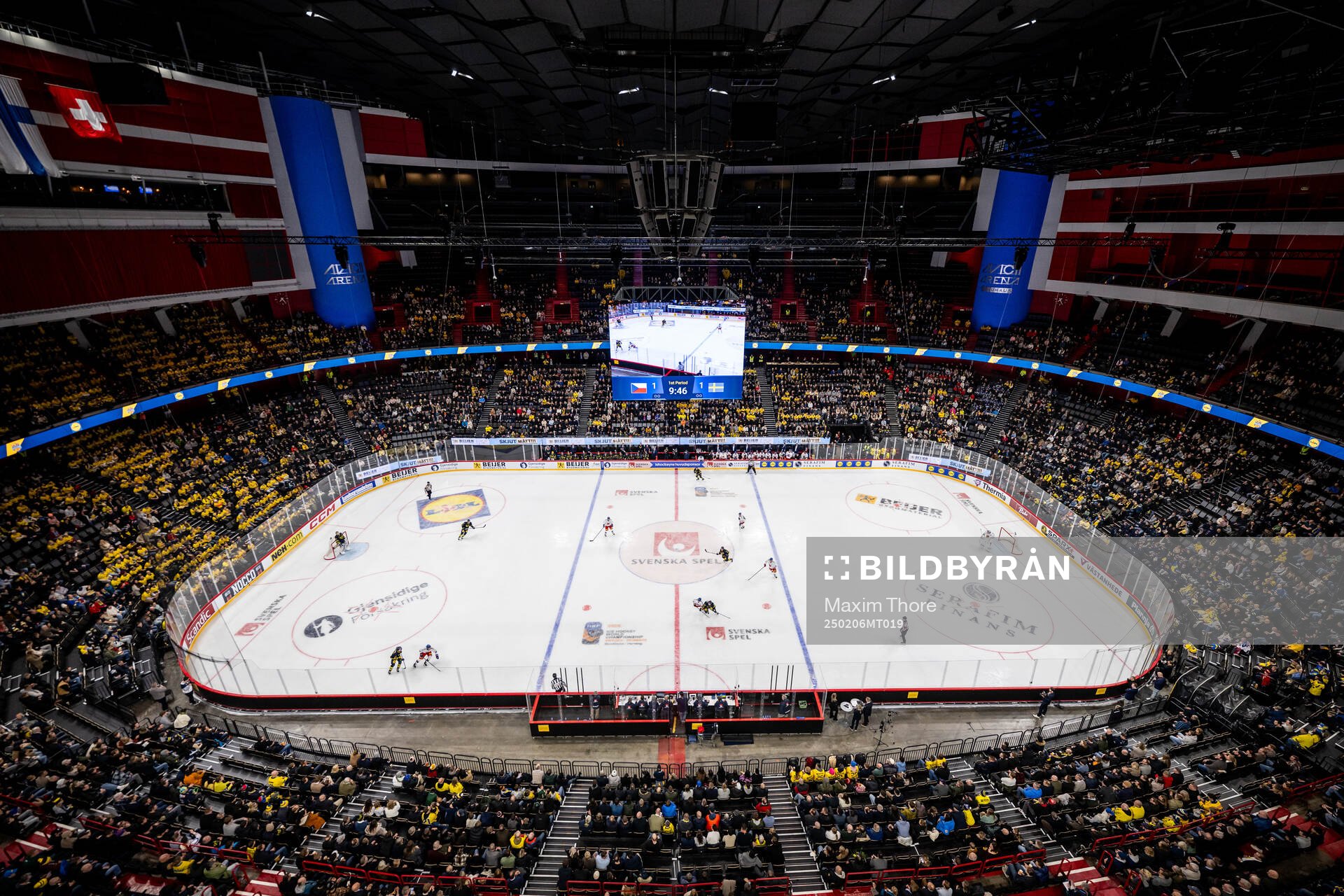 General view of Avicii Arena