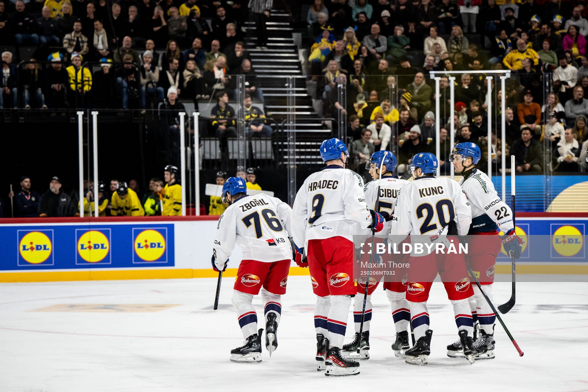 Jakub Zboril of Czech Republic celebrates the 1-2 goal