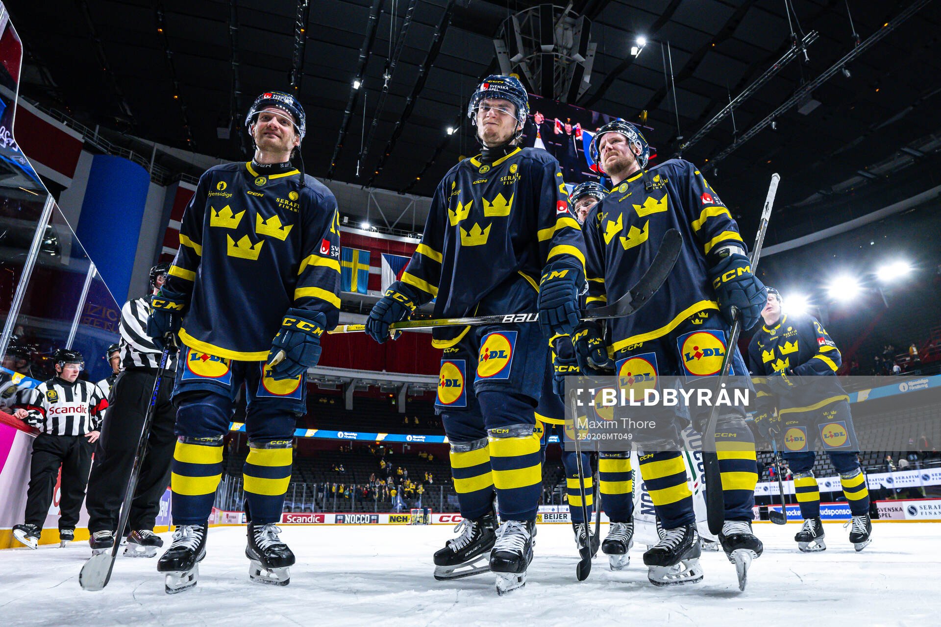 Lias Andersson of Sweden looks dejected