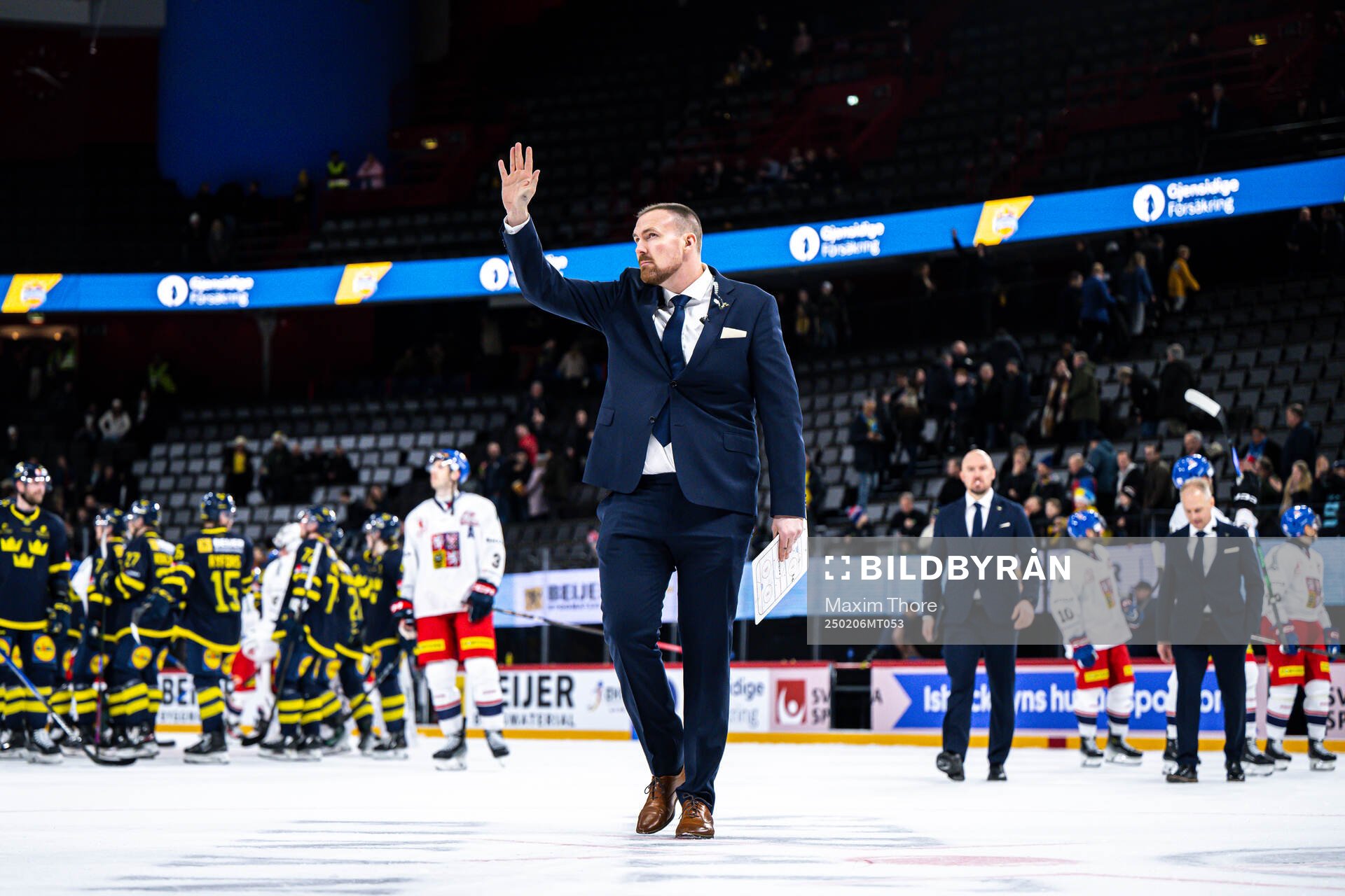 Assistant coach Gereon Dahlgren of Sweden