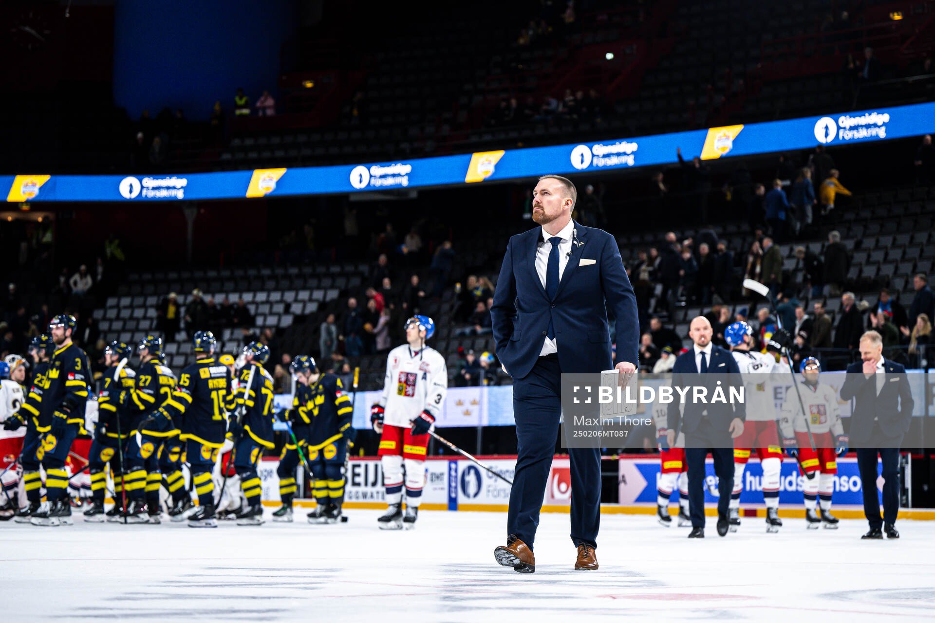 Assistant coach Gereon Dahlgren of Sweden