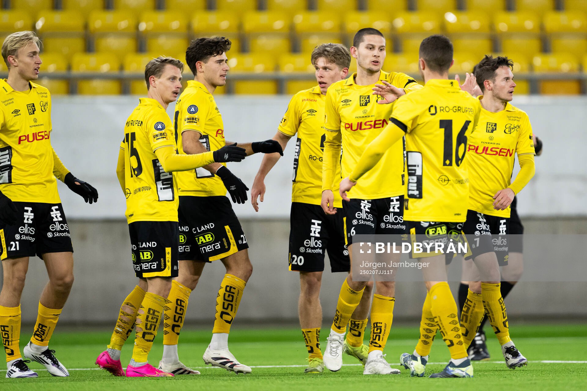 Elfsborgs spelare jublar