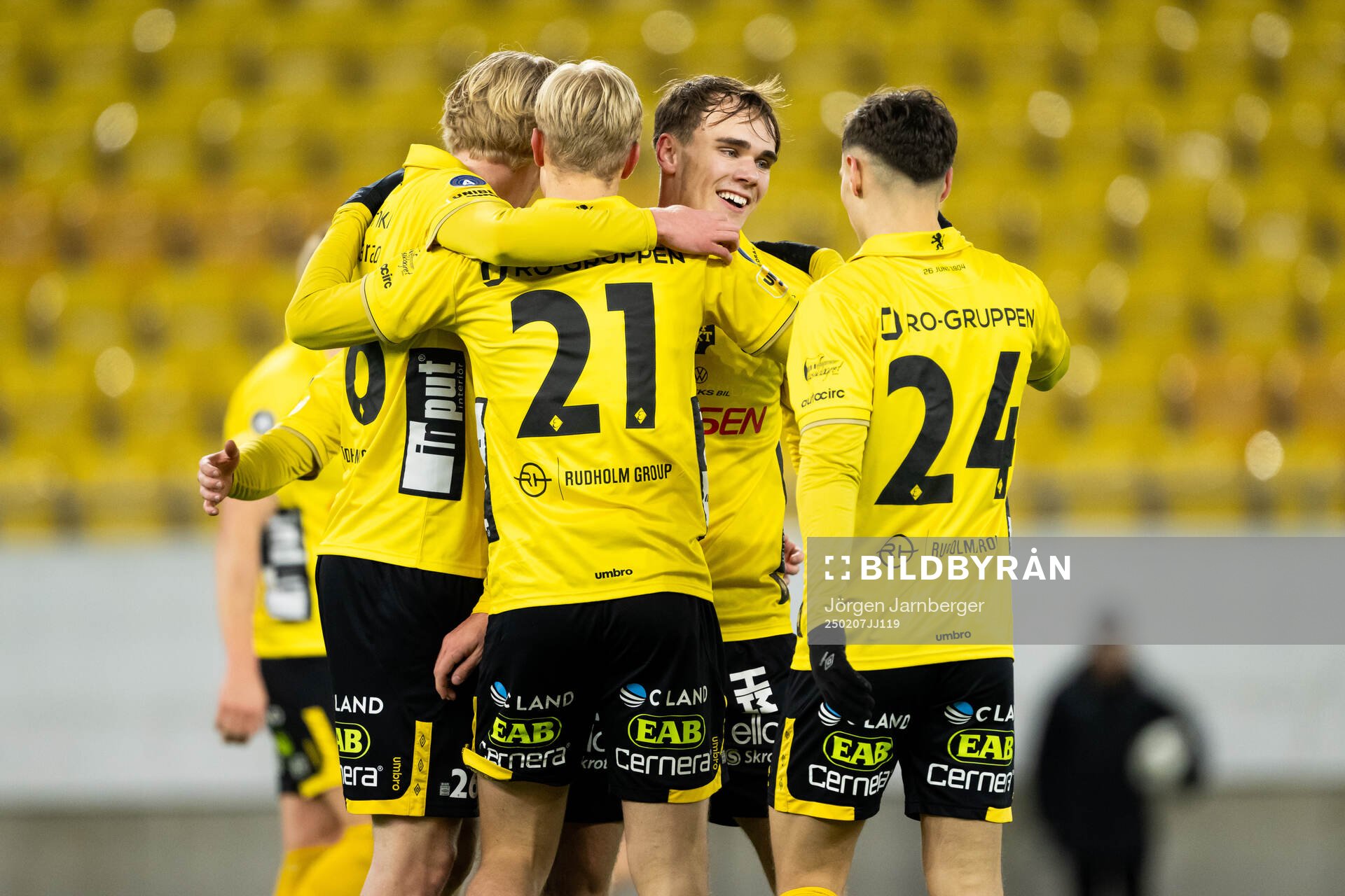 Elfsborgs spelare jublar