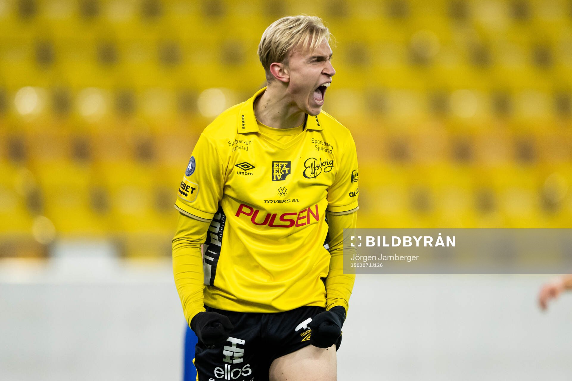 Elfsborgs Leo Östman jublar