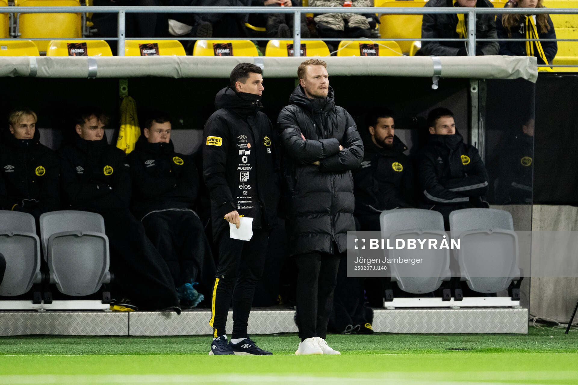 Elfsborgs assisterande tränare Fredrik Ahlstrand och
