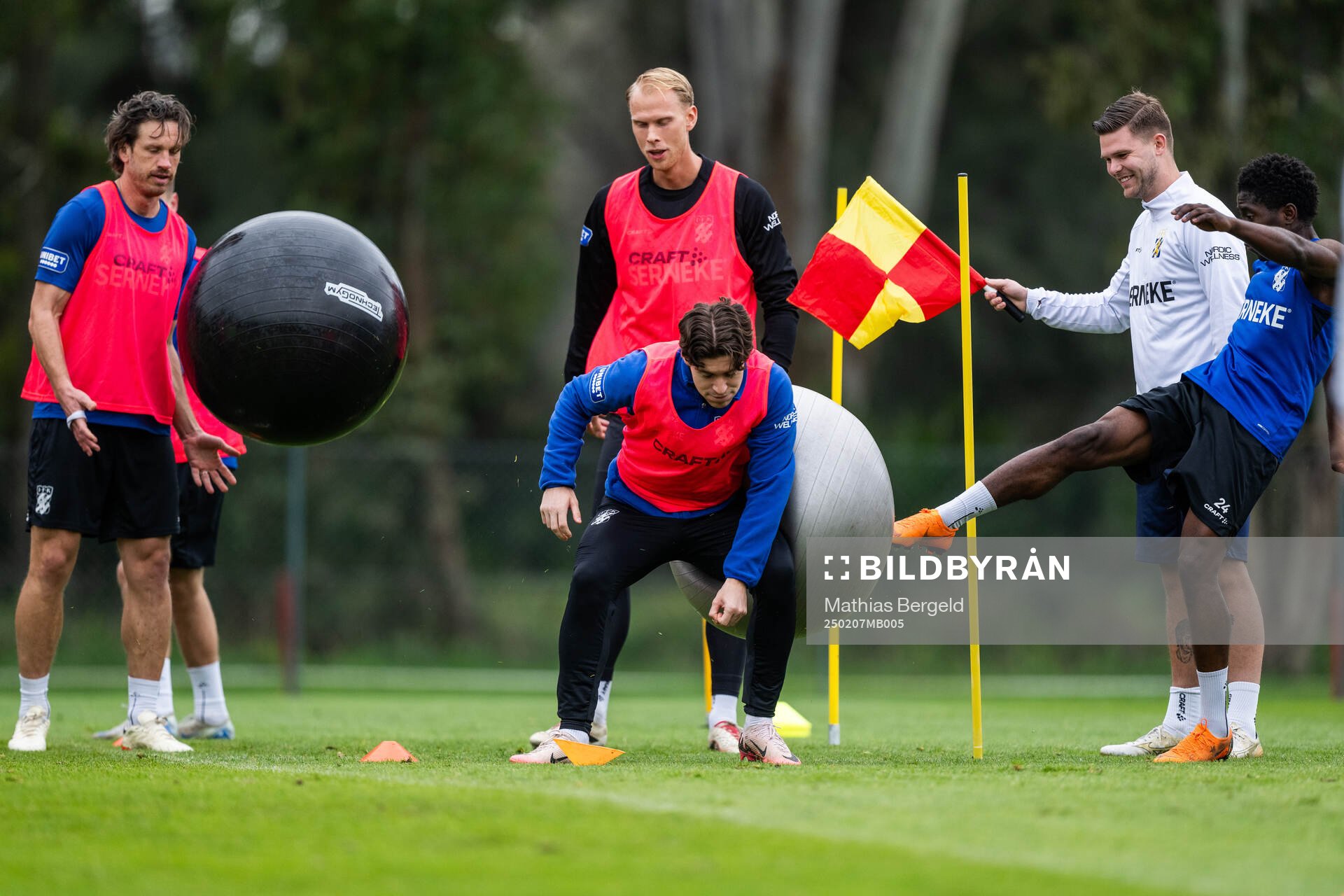 Gustav Svensson, Eman Markovic, målvakt Pontus Dahlberg,