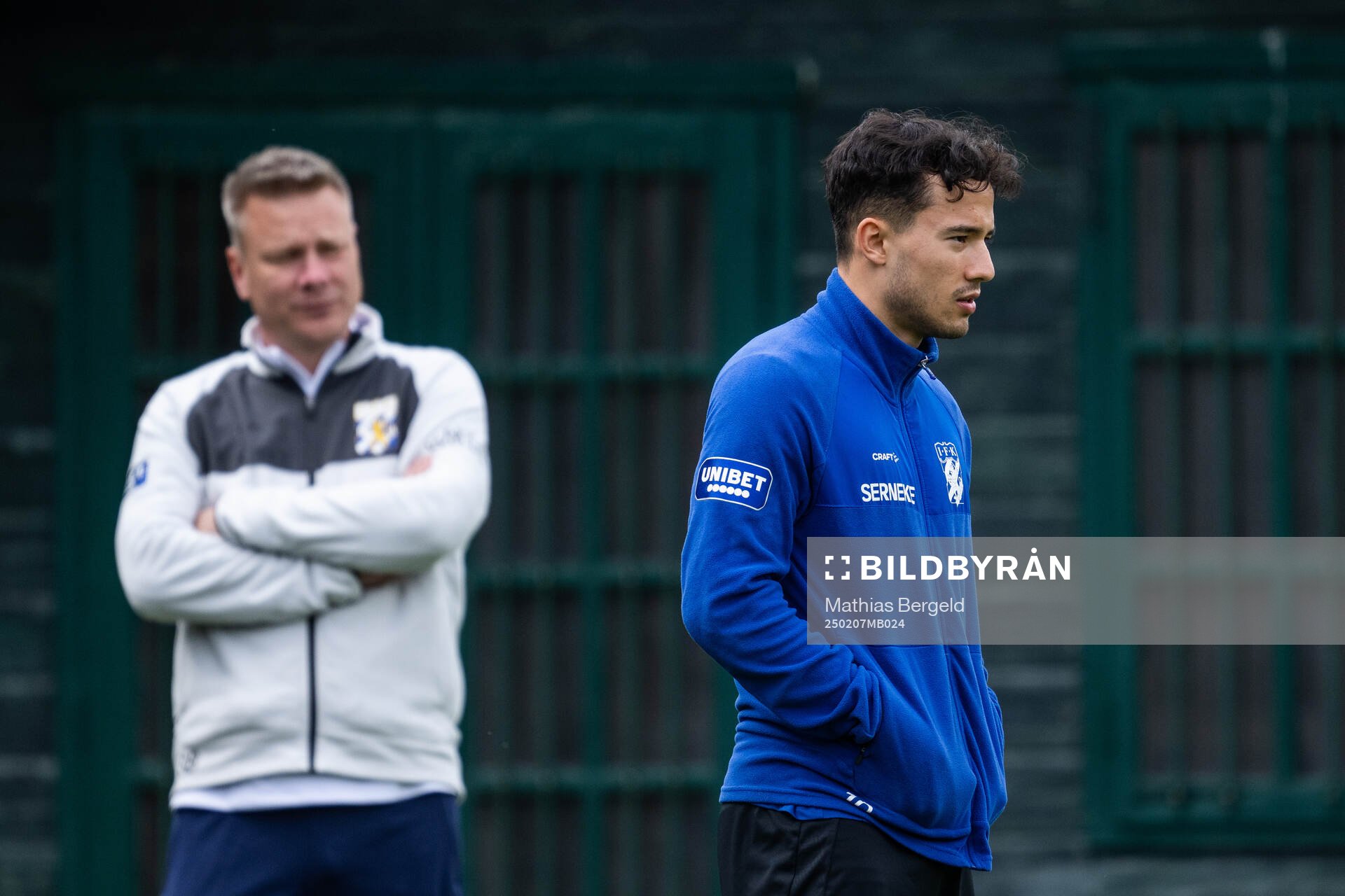 Tränare Stefan Billborn och Hussein Carneil