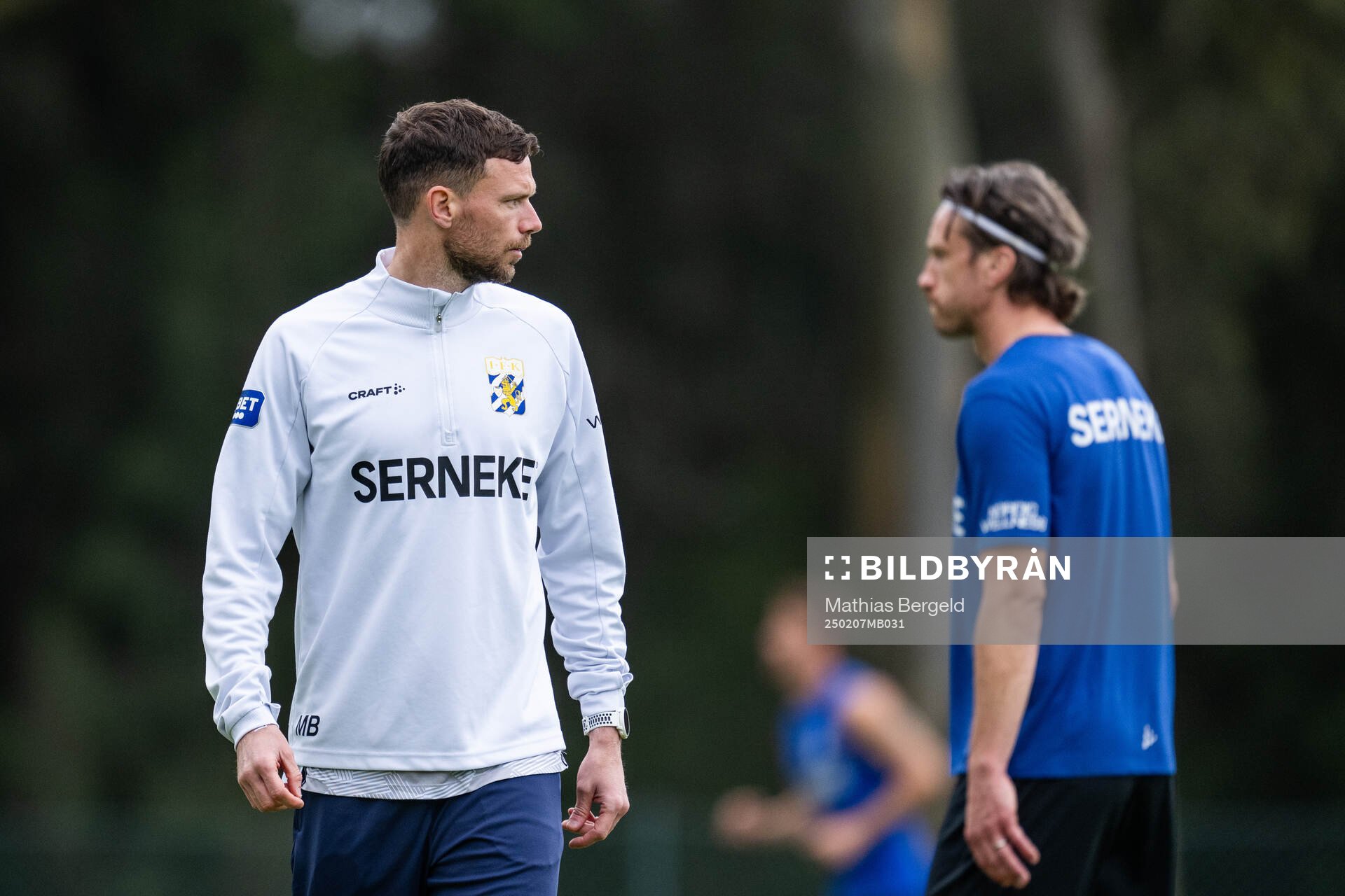Assisterande tränare Marcus Berg och Gustav Svensson
