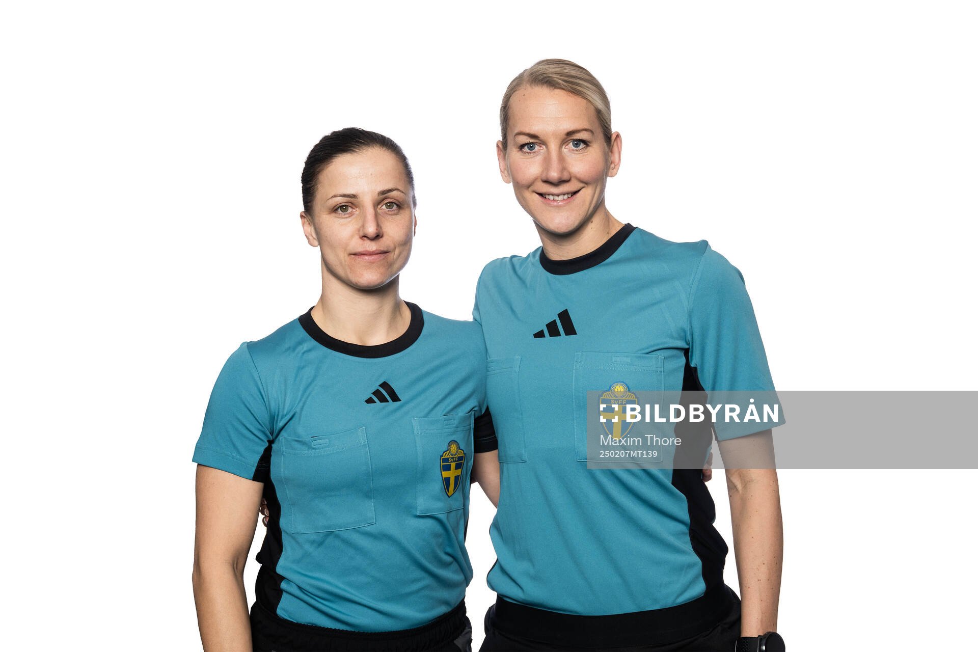 Domare Almria Spahic och Tess Olofsson