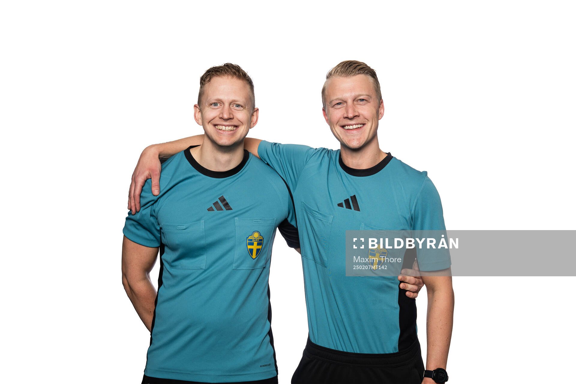 Domare Niklas Nyberg och Adam Ladebäck