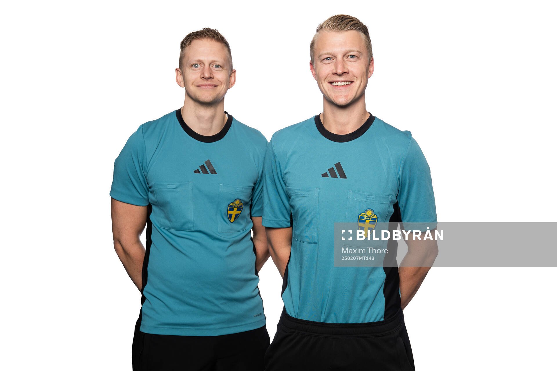 Domare Niklas Nyberg och Adam Ladebäck
