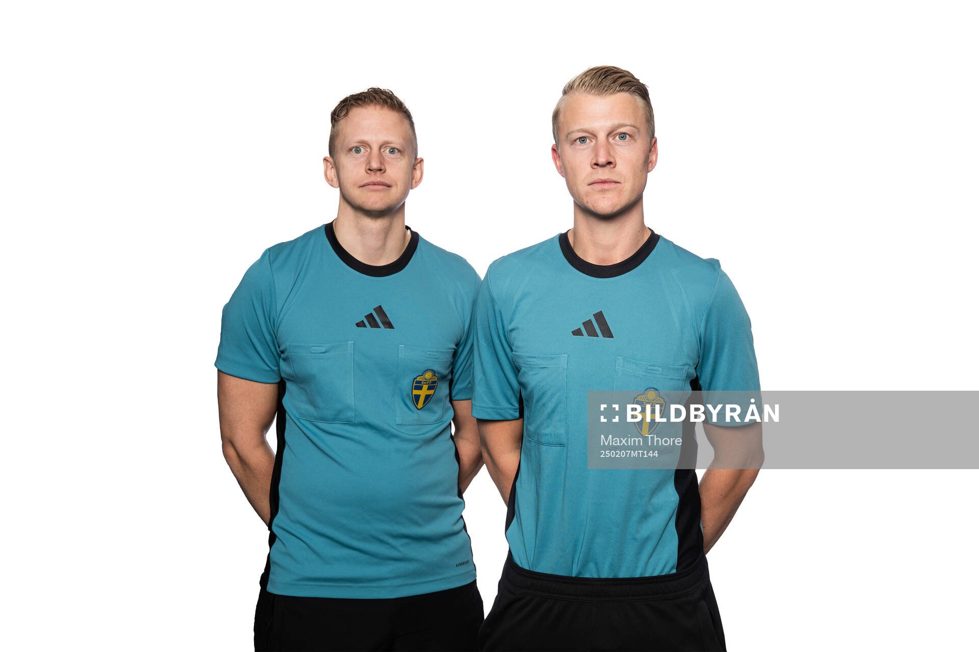 Domare Niklas Nyberg och Adam Ladebäck
