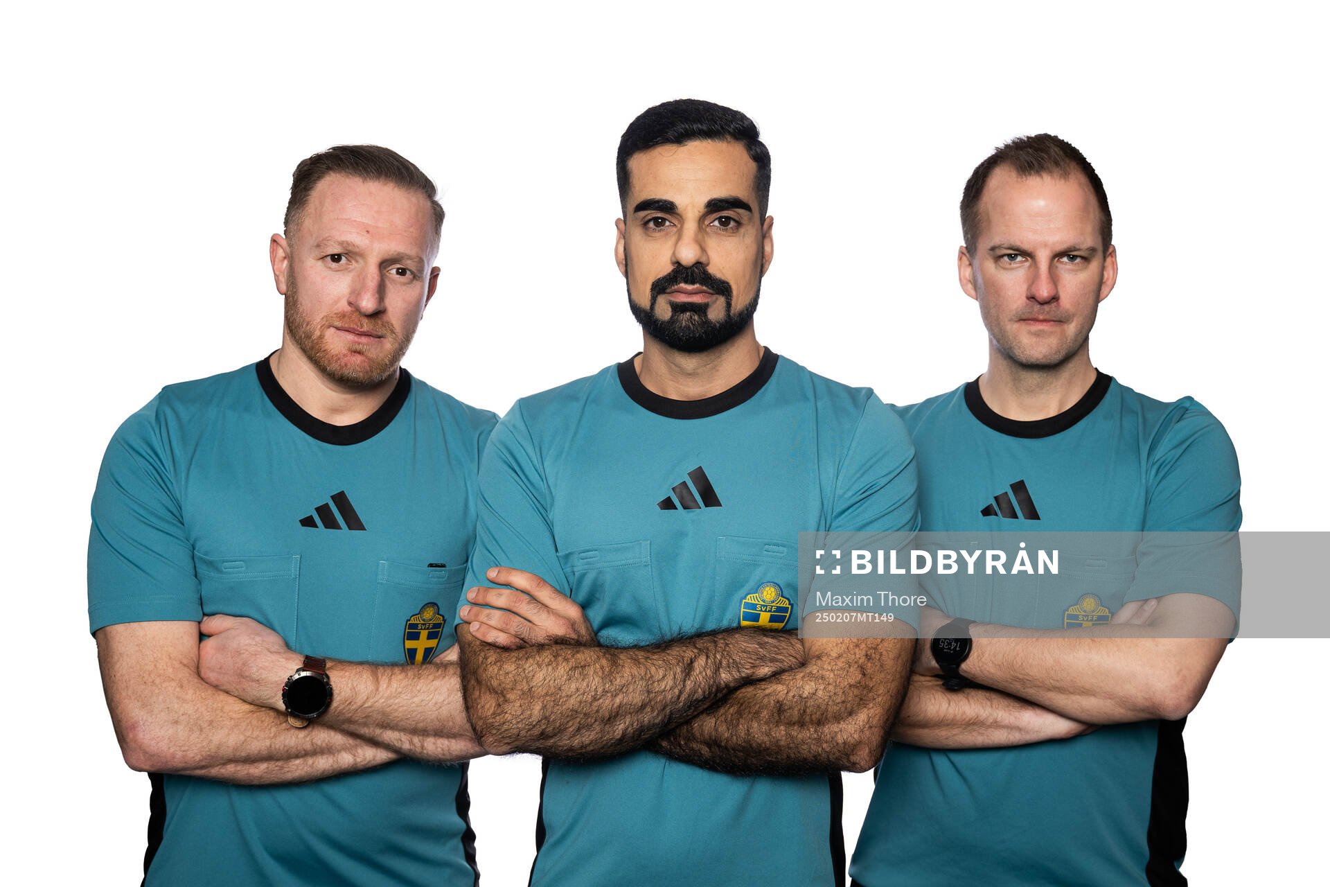 Domare Mehmet Culum, Mohammed Al-Hakim och Fredrik Klyver