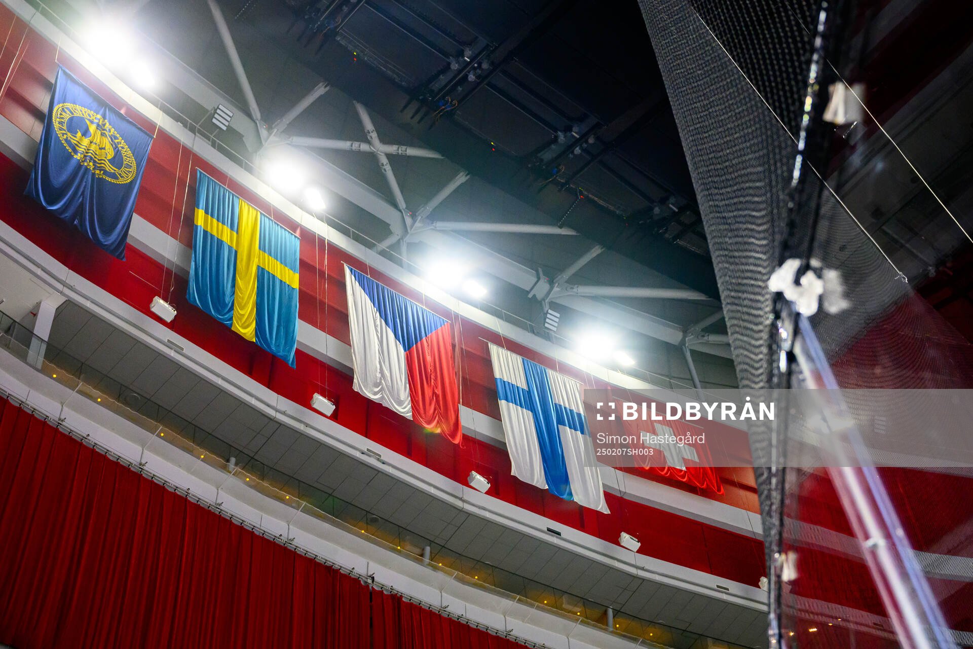 Flags of Sweden, Czech Republic, Finland and Switzerland