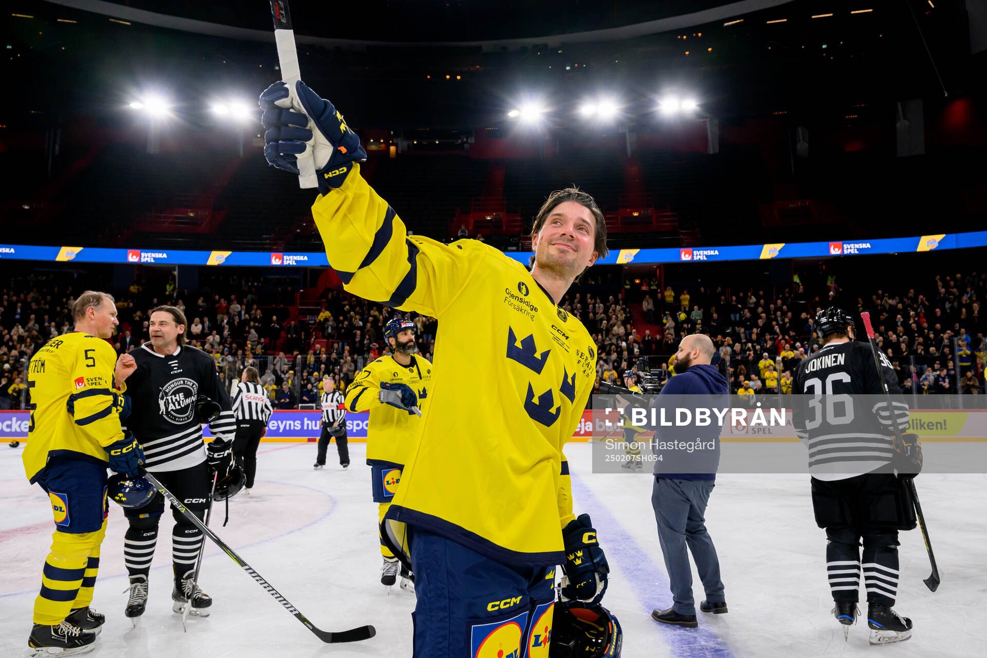 Jacob Josefson of Tre Kronor Legends