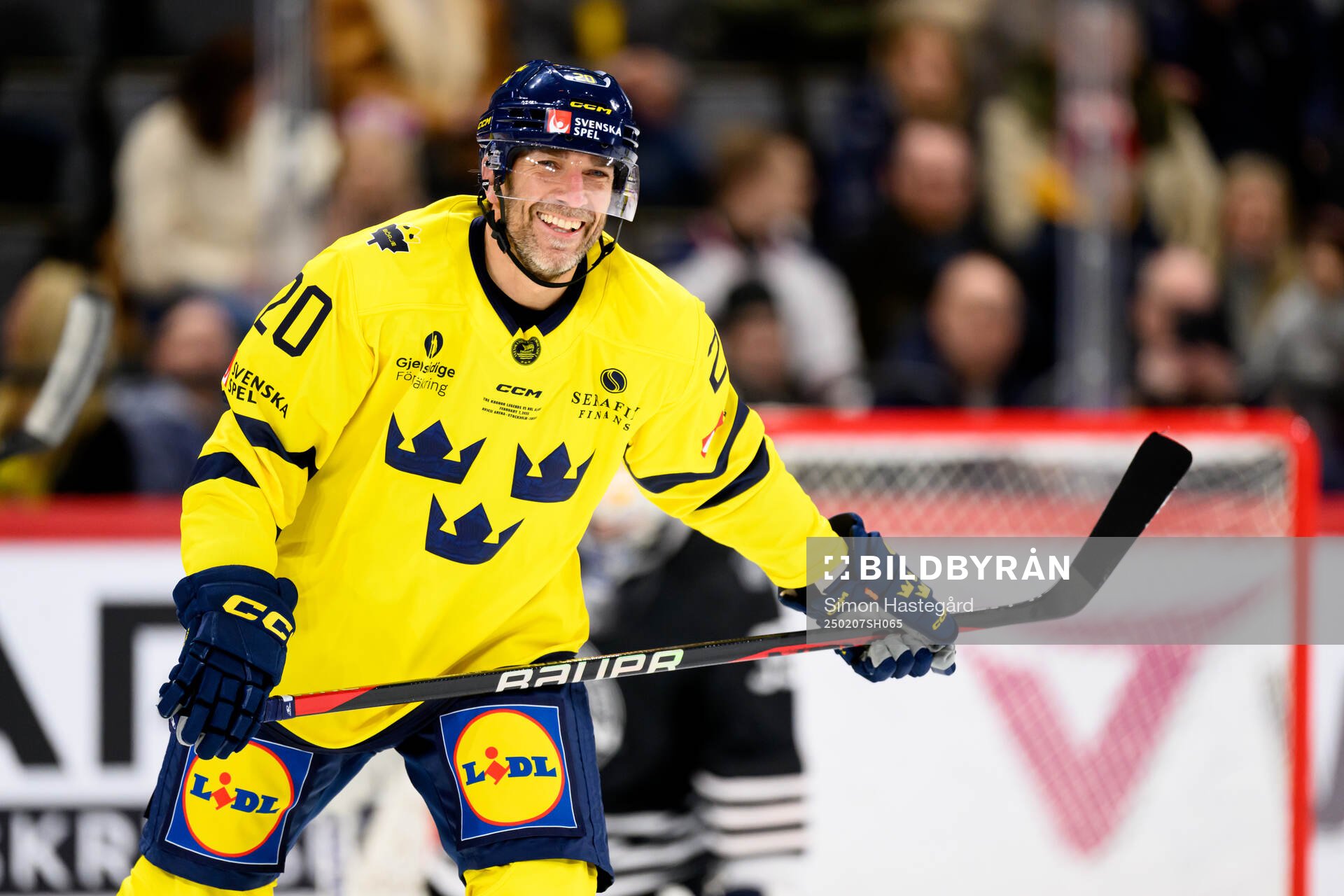 Joel Lundqvist of Tre Kronor Legends