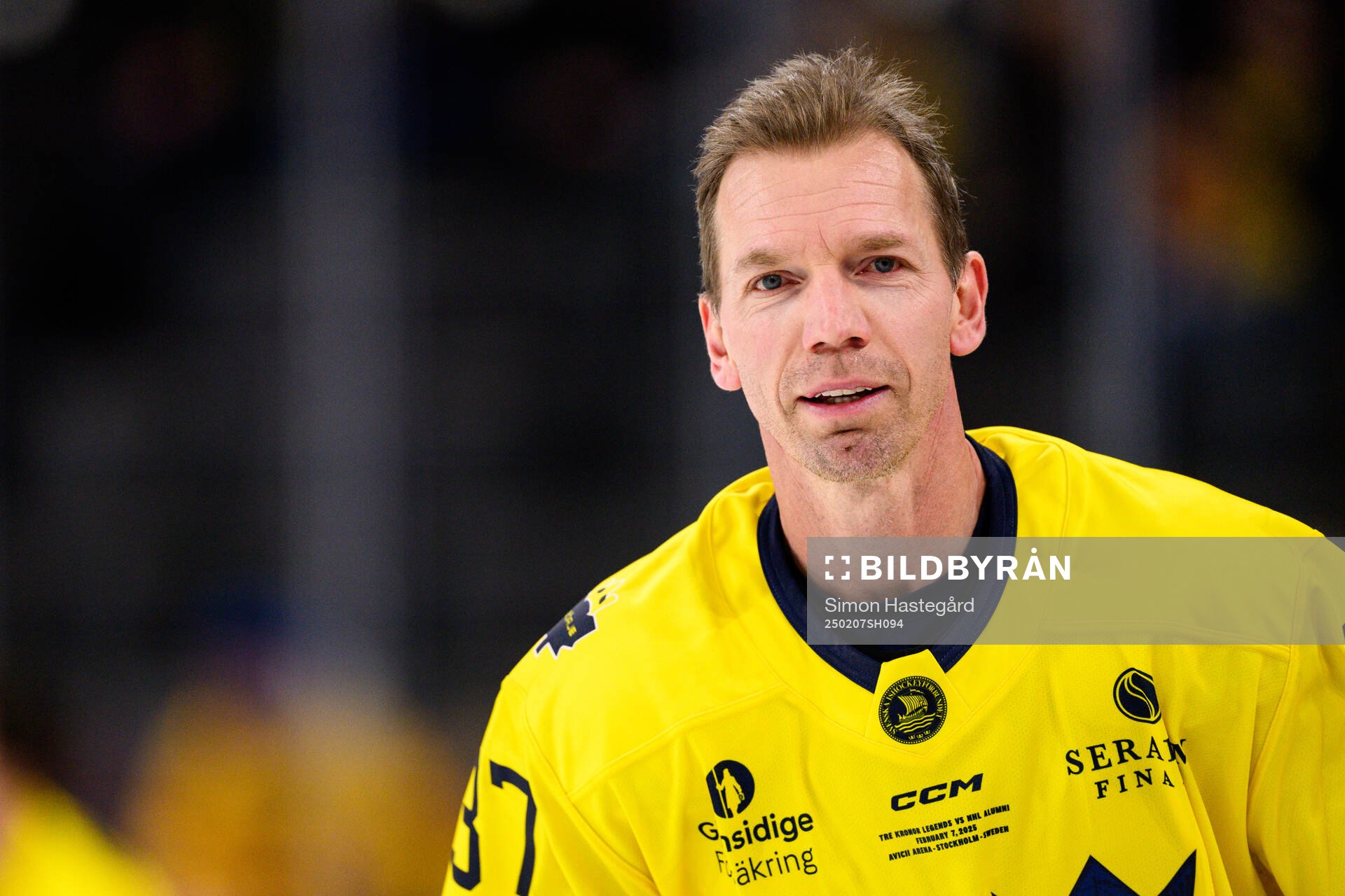 Mikael Samuelsson of Tre Kronor Legends