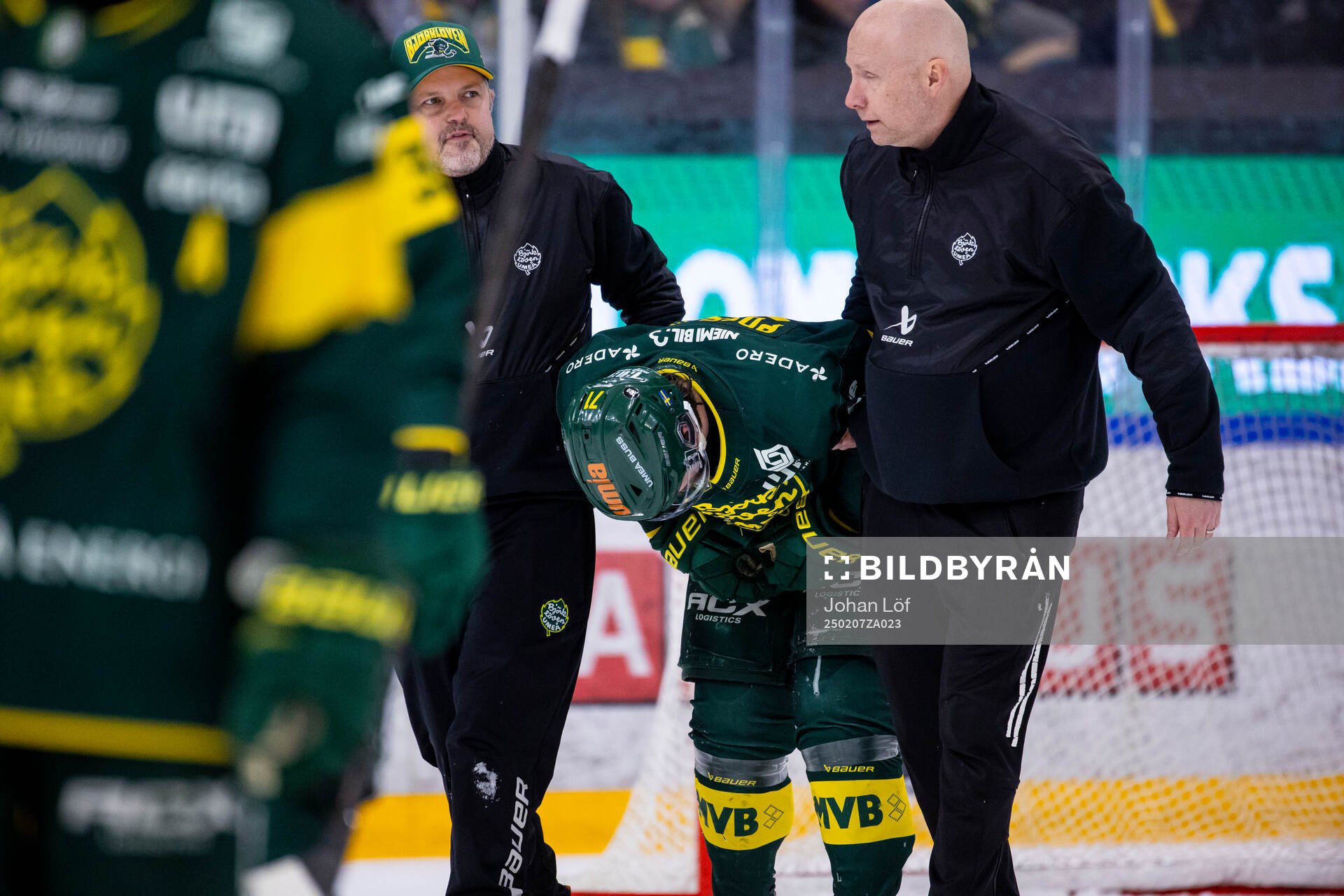 Björklövens Gustav Possler har ont