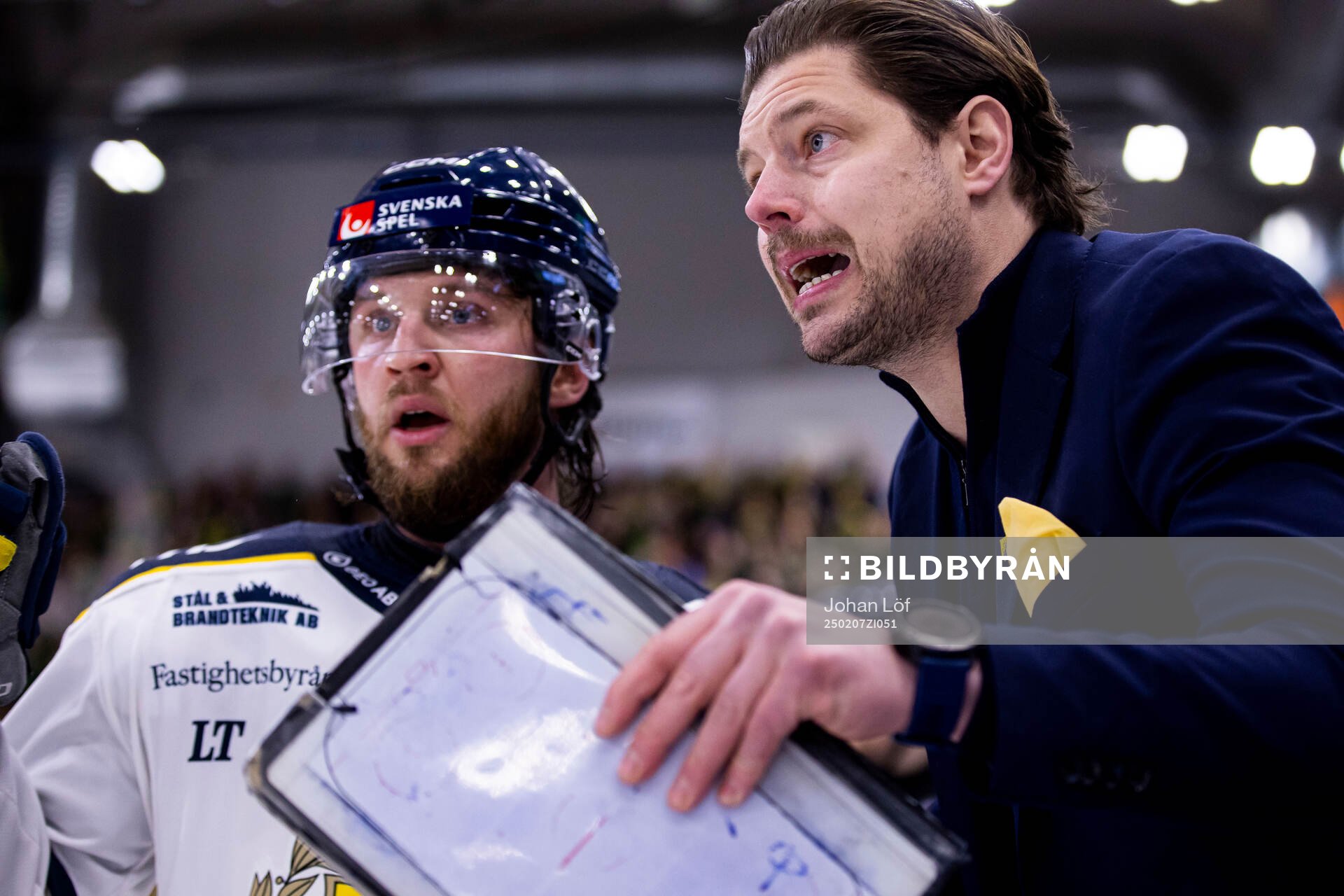 Södertäljes assisterande tränare Mattias Zackrisson