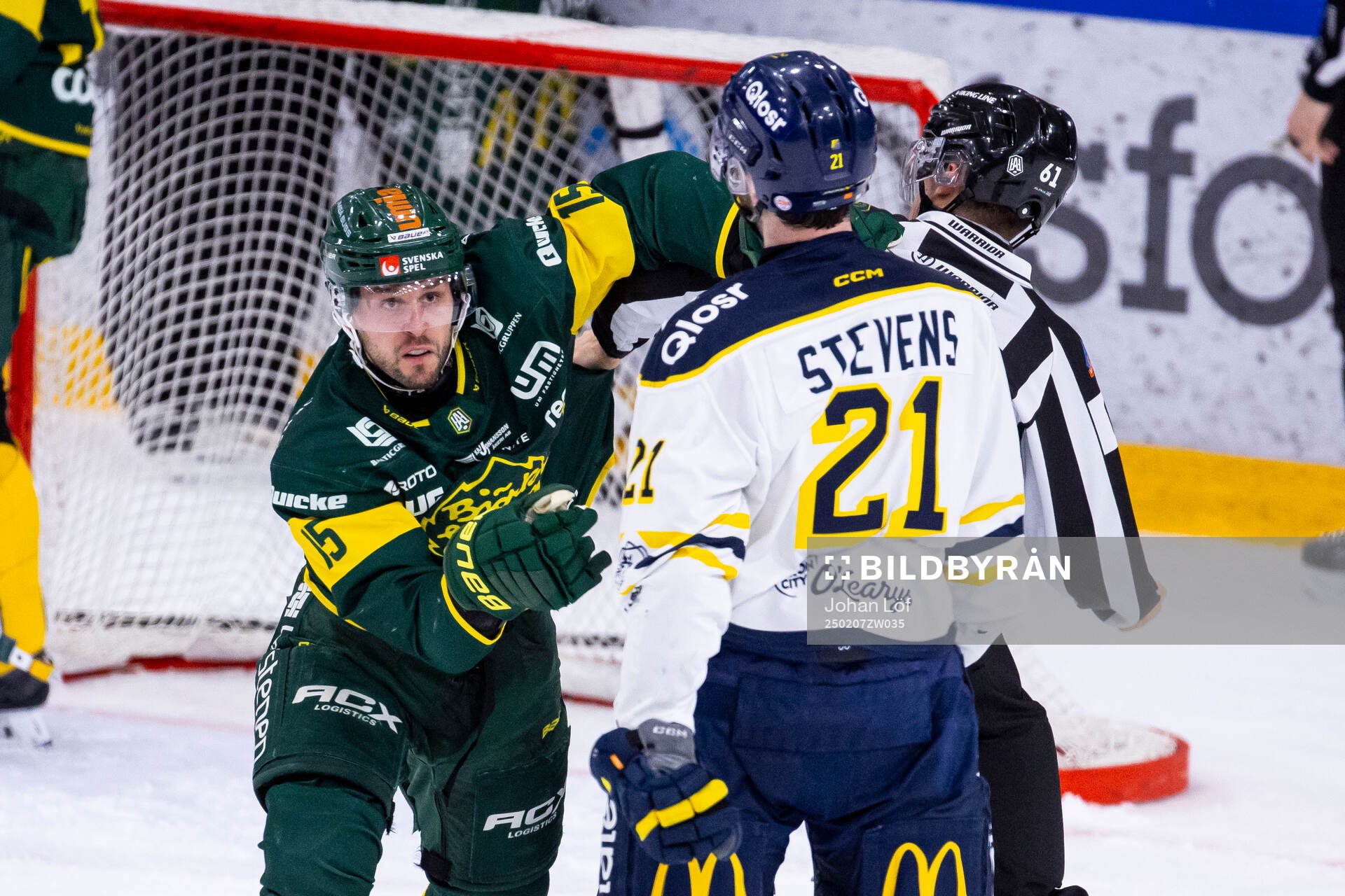 Björklövens Mattias Nörstebö och Södertäljes Nolan