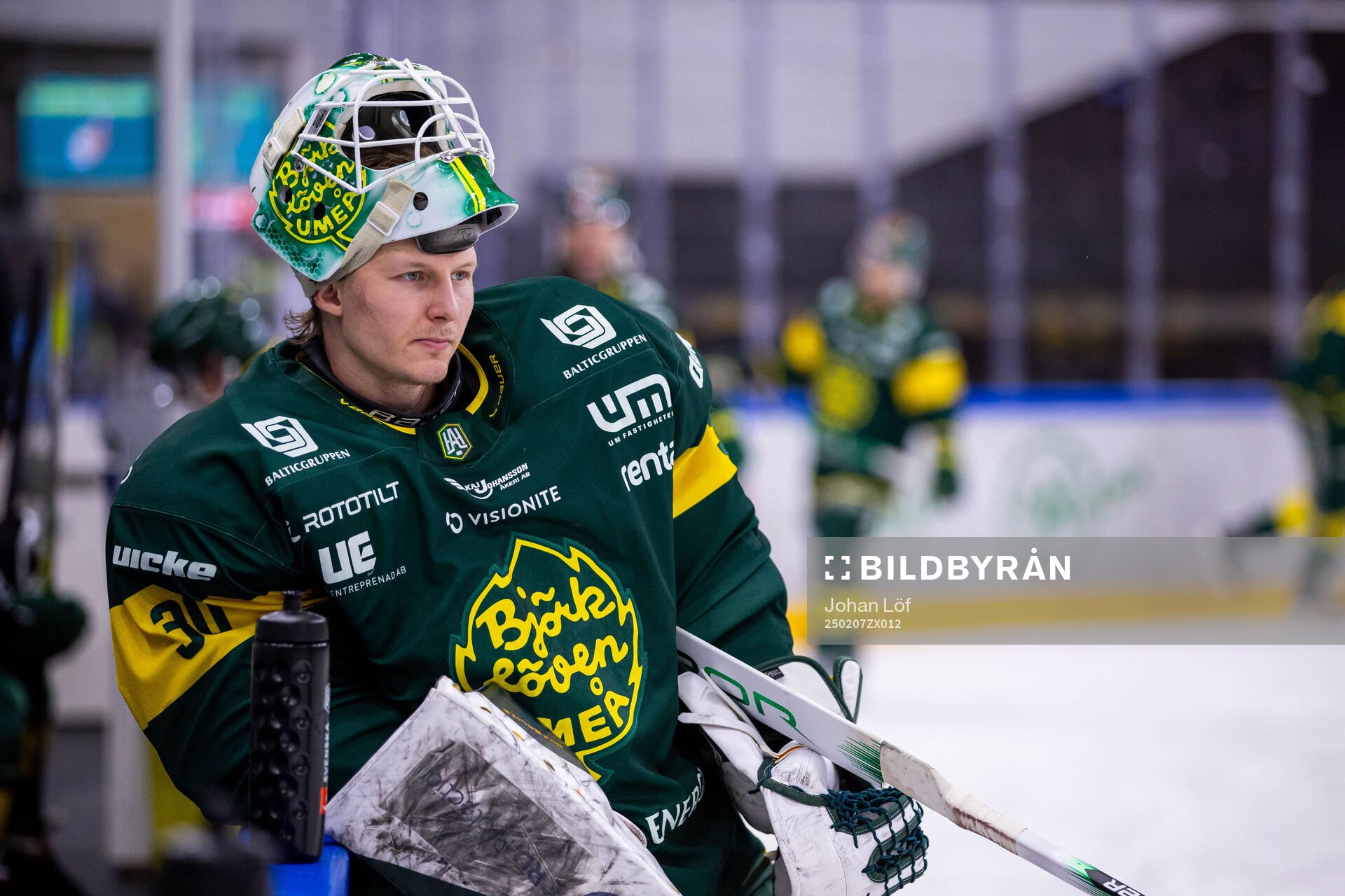 Björklövens målvakt Joona Voutilainen