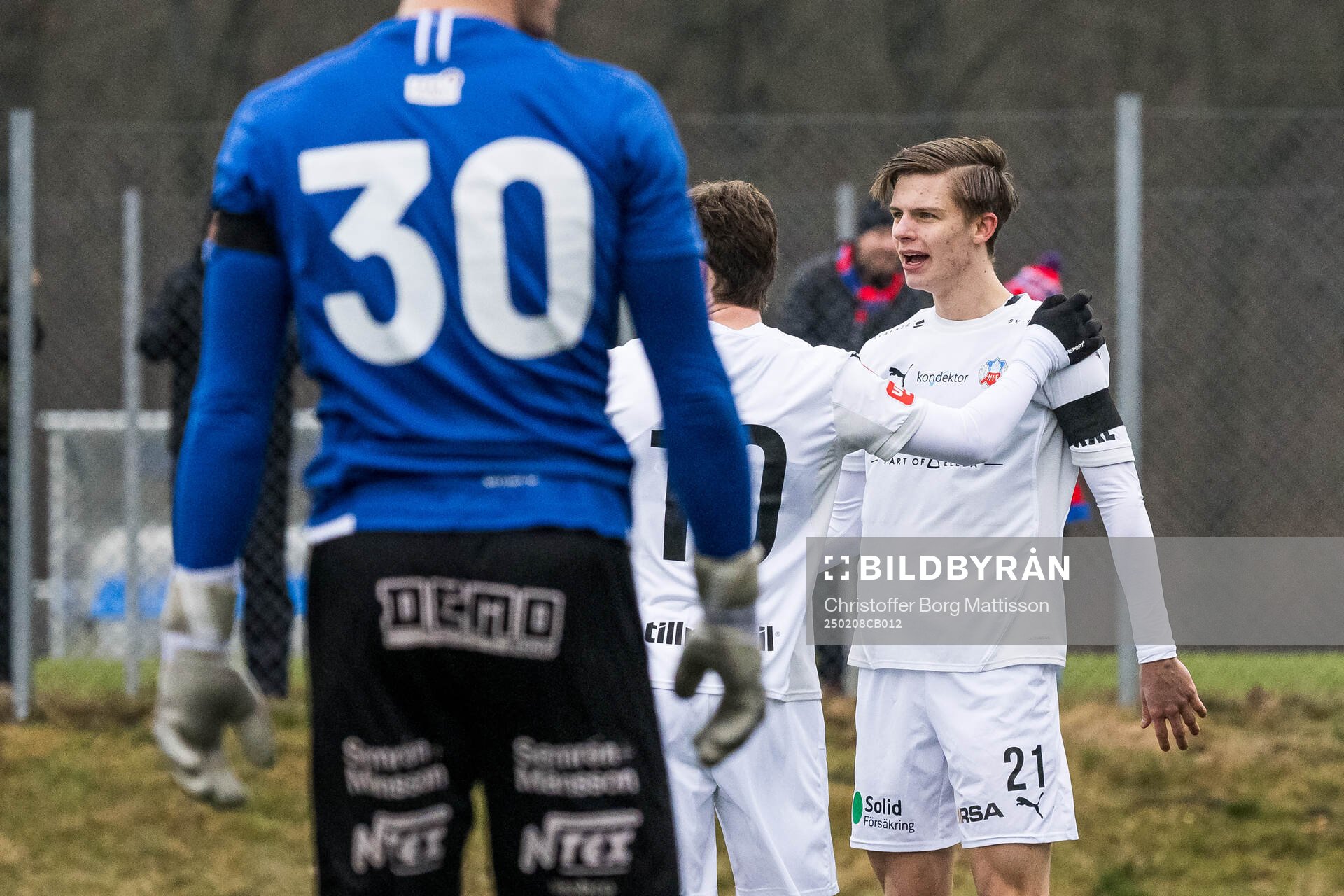 Helsingborgs Adrian Svanbäck  jublar