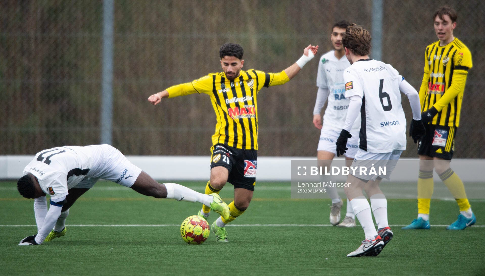 IFK Hässleholms Jan Al Salo i träningsmatchen mellan IFK