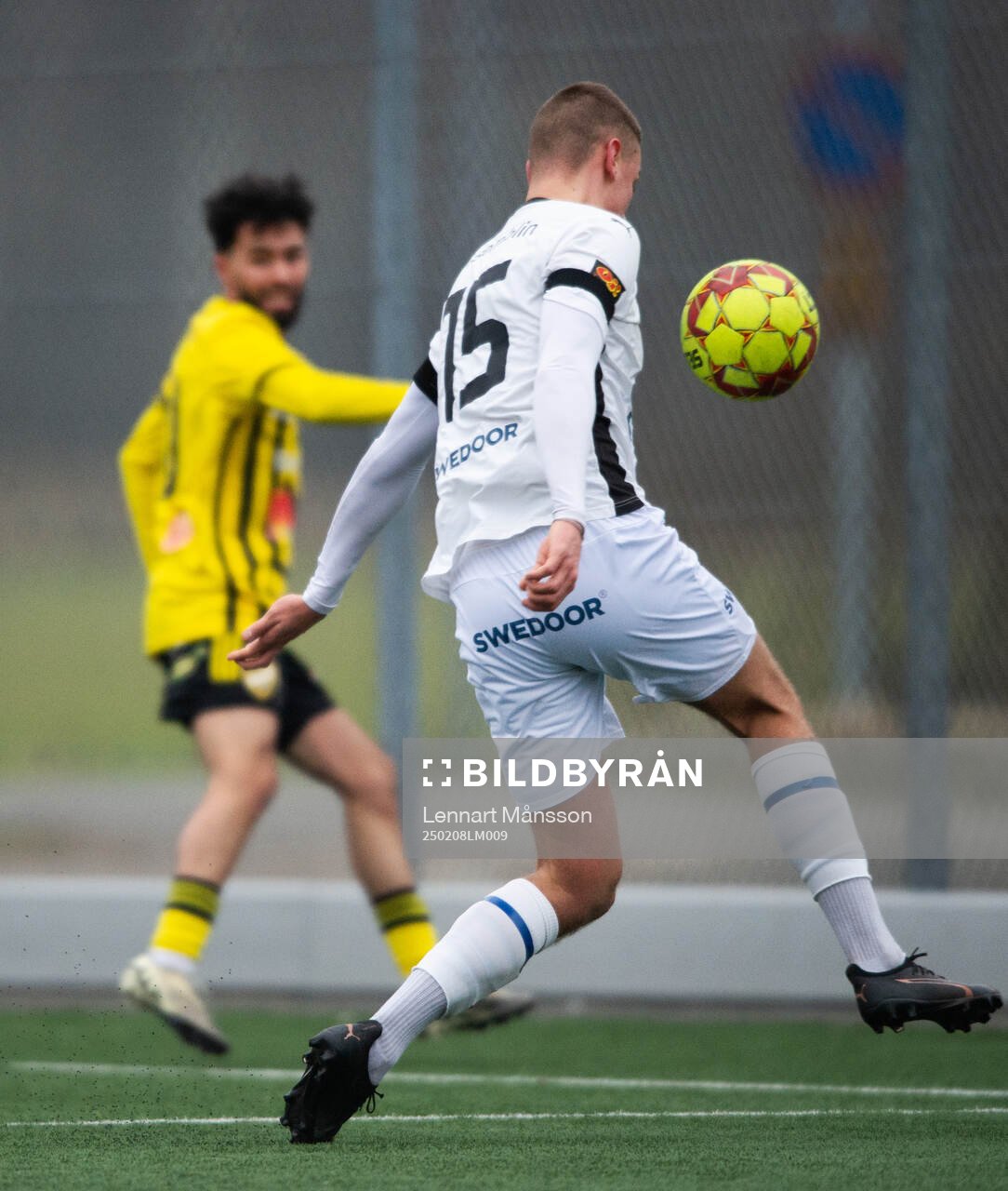 i träningsmatchen mellan IFK Hässleholm och Åstorps FF i