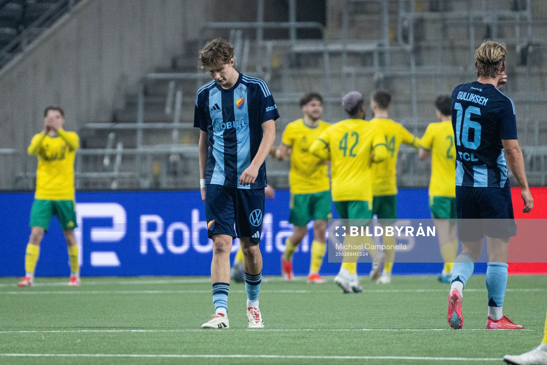 Djurgårdens August Priske deppar