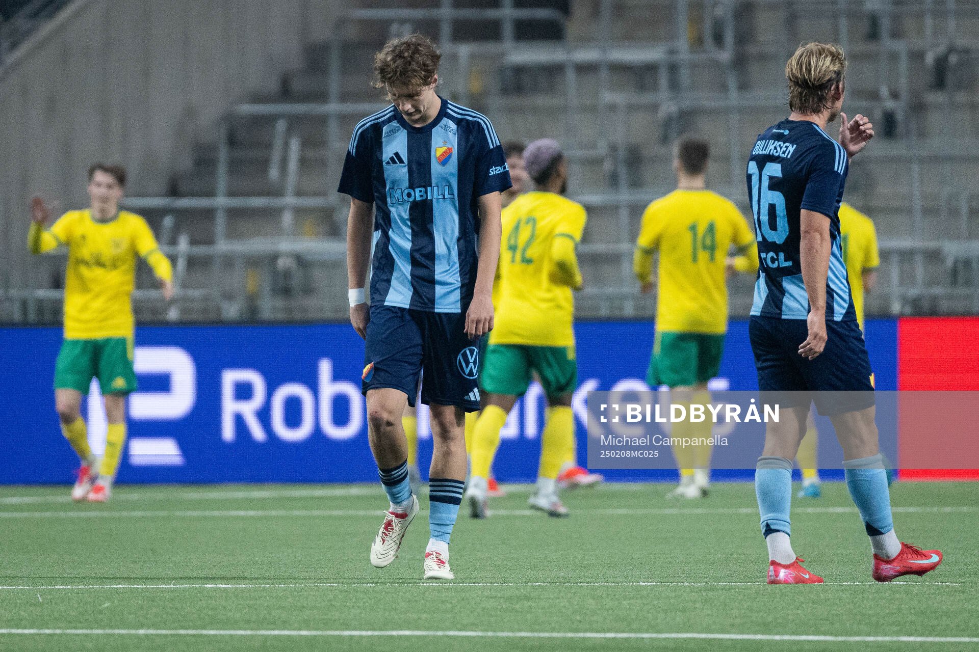 Djurgårdens August Priske deppar